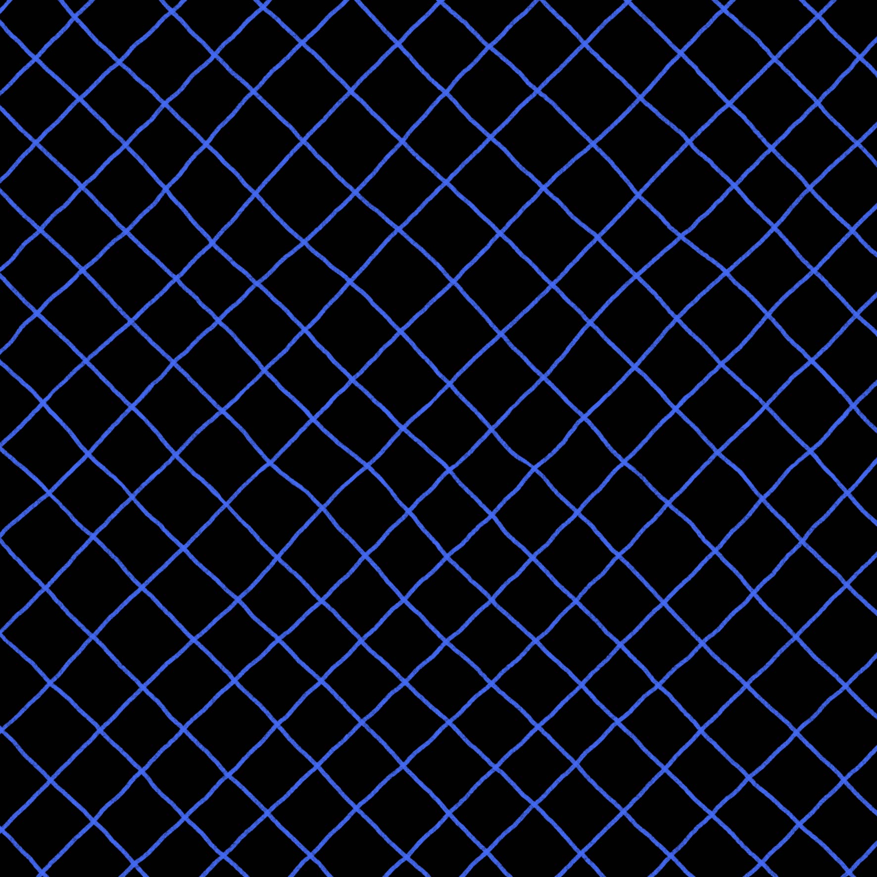 Preorder: Checkered Lines (Blue on Black)