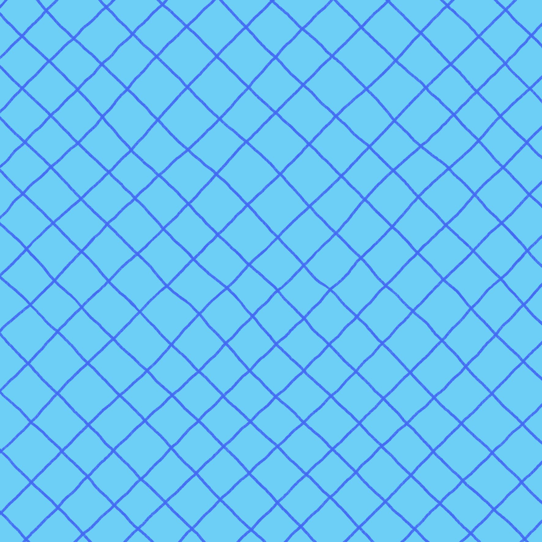 Preorder: Checkered Lines (Blue on Light Blue)
