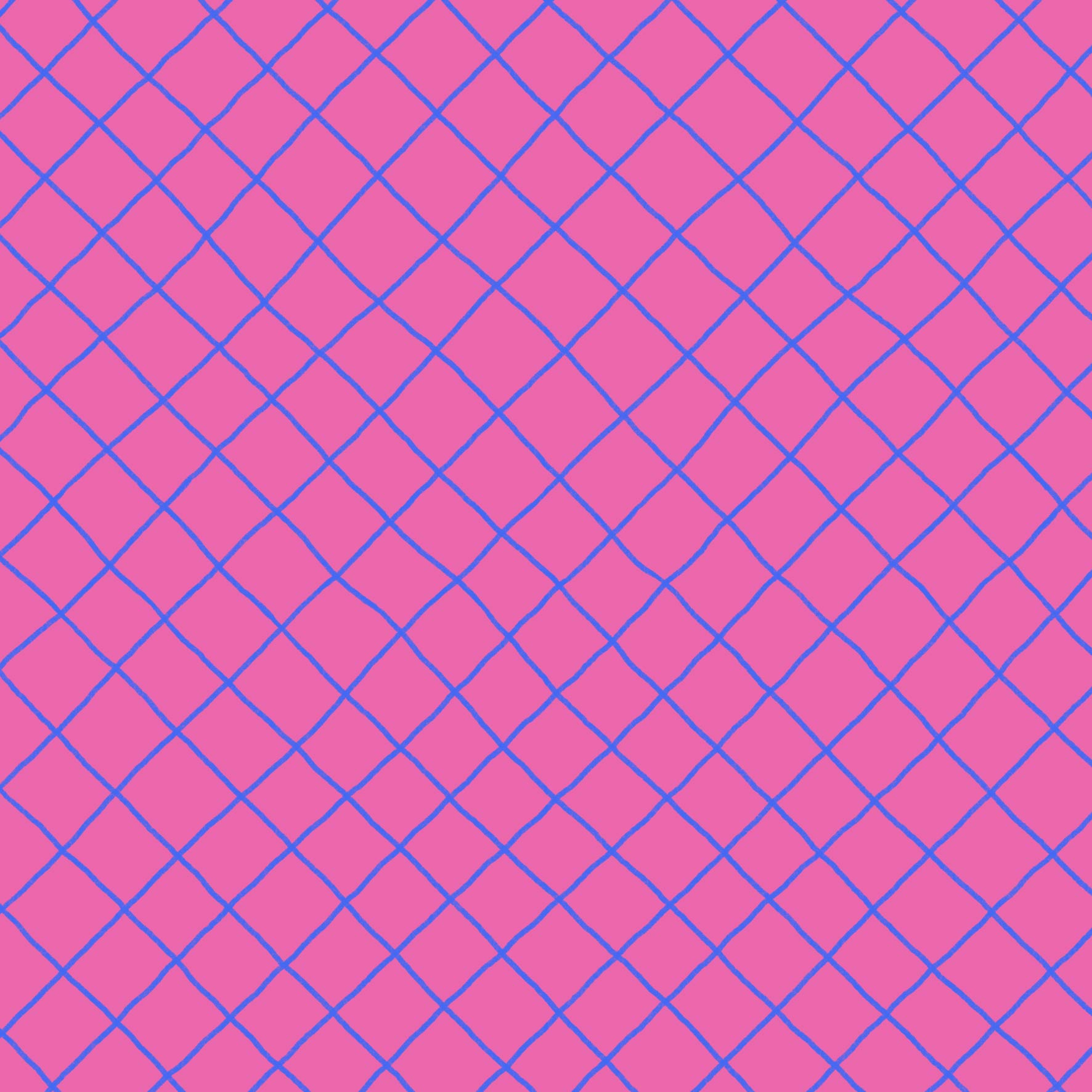 Preorder: Checkered Lines (Blue on Pink)