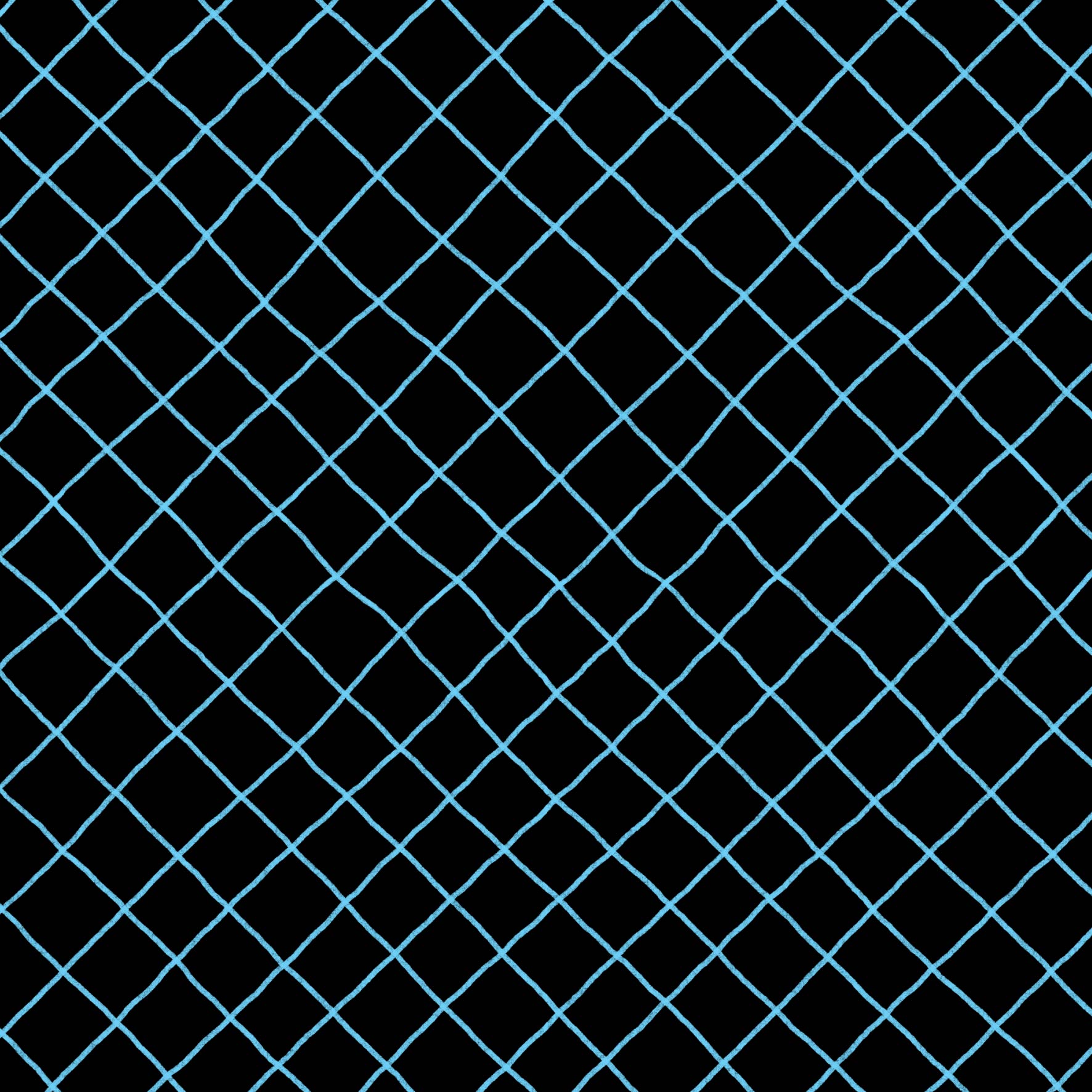 Preorder: Checkered Lines (Light Blue on Black)