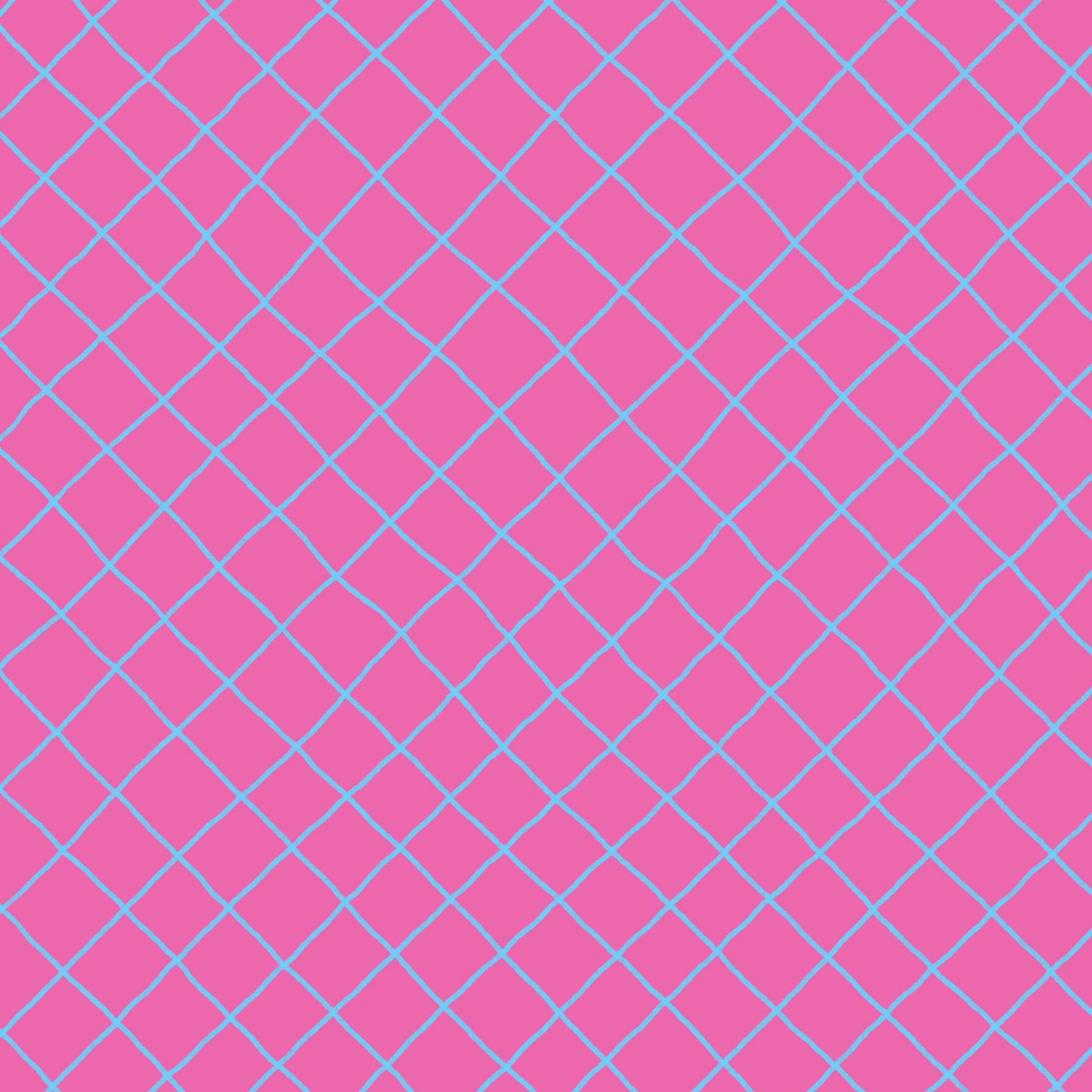 Preorder: Checkered Lines (Light Blue on Pink)
