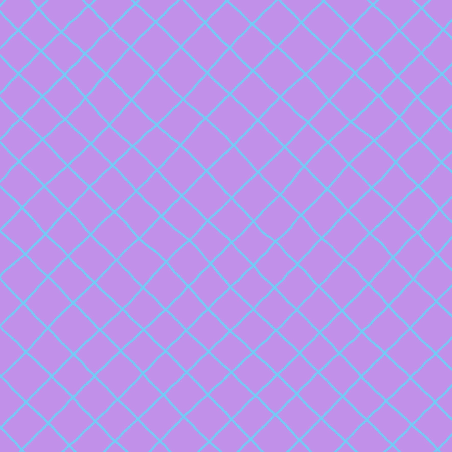 Preorder: Checkered Lines (Light Blue on Purple)