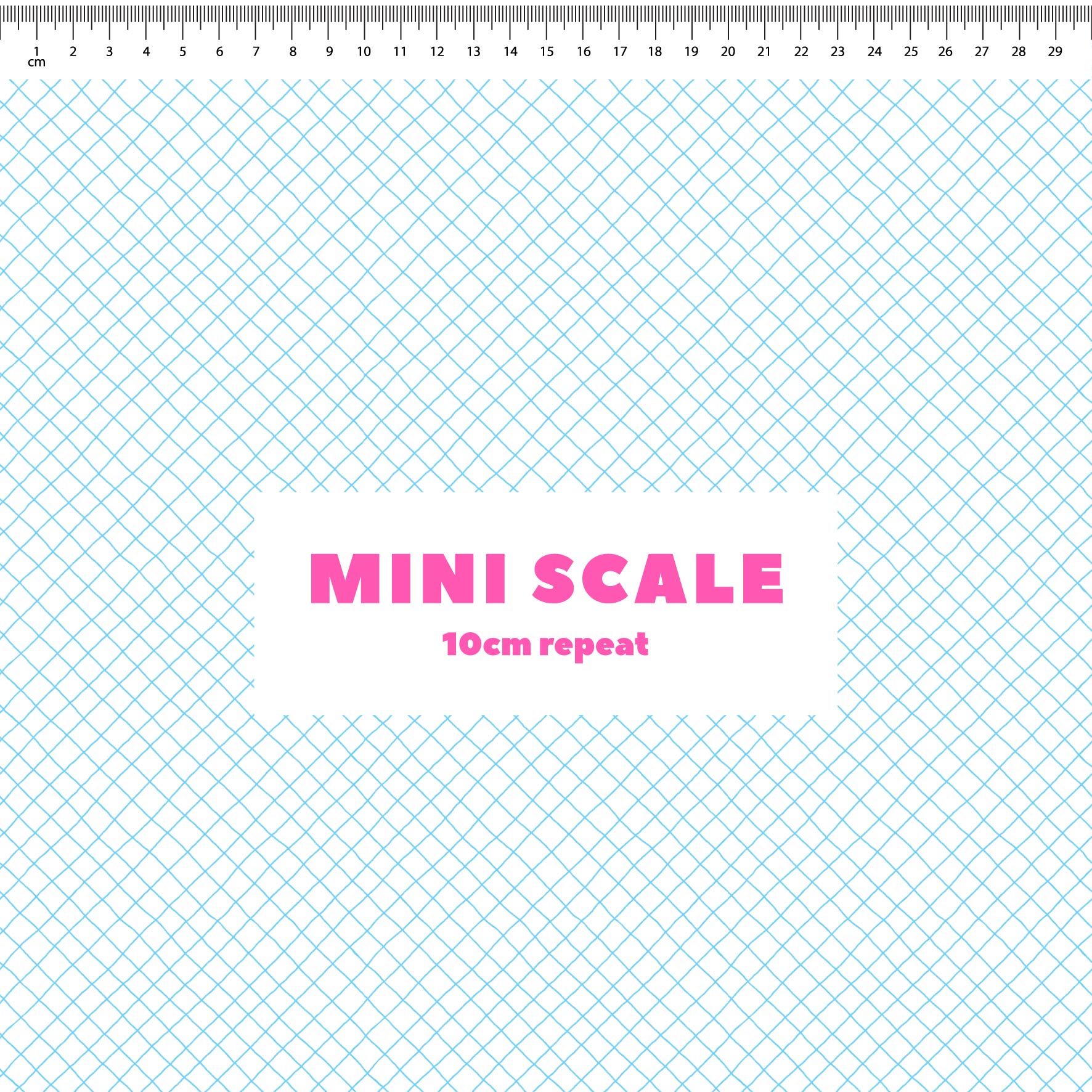 Preorder: Checkered Lines (Light Blue on White)