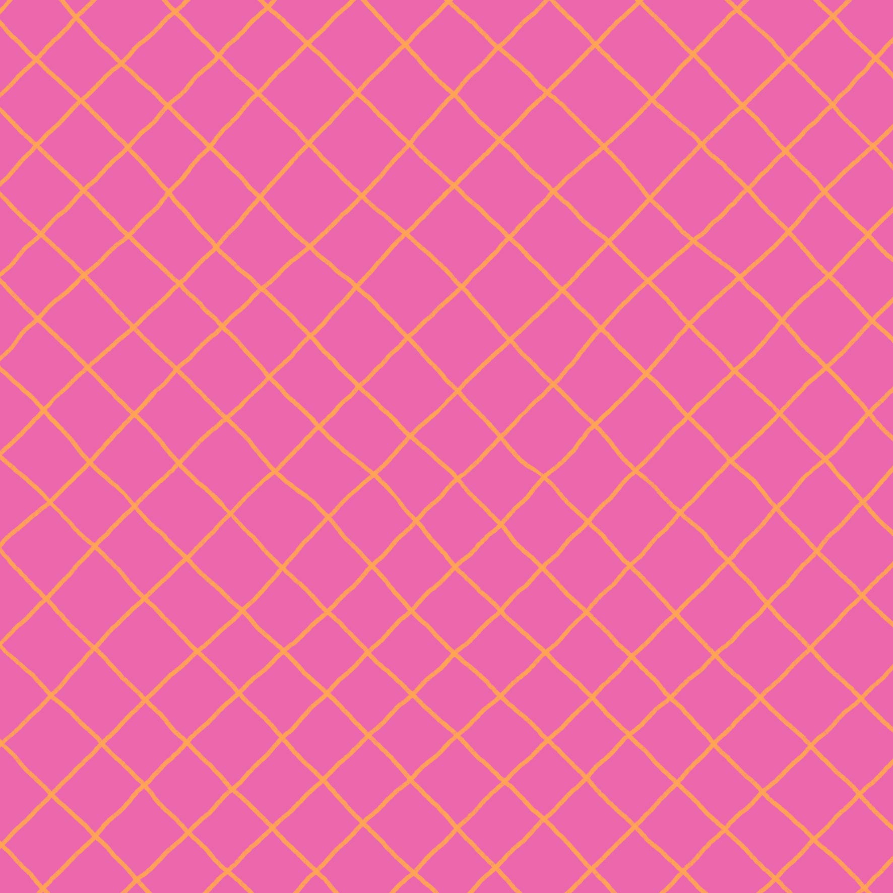 Preorder: Checkered Lines (Orange on Pink)