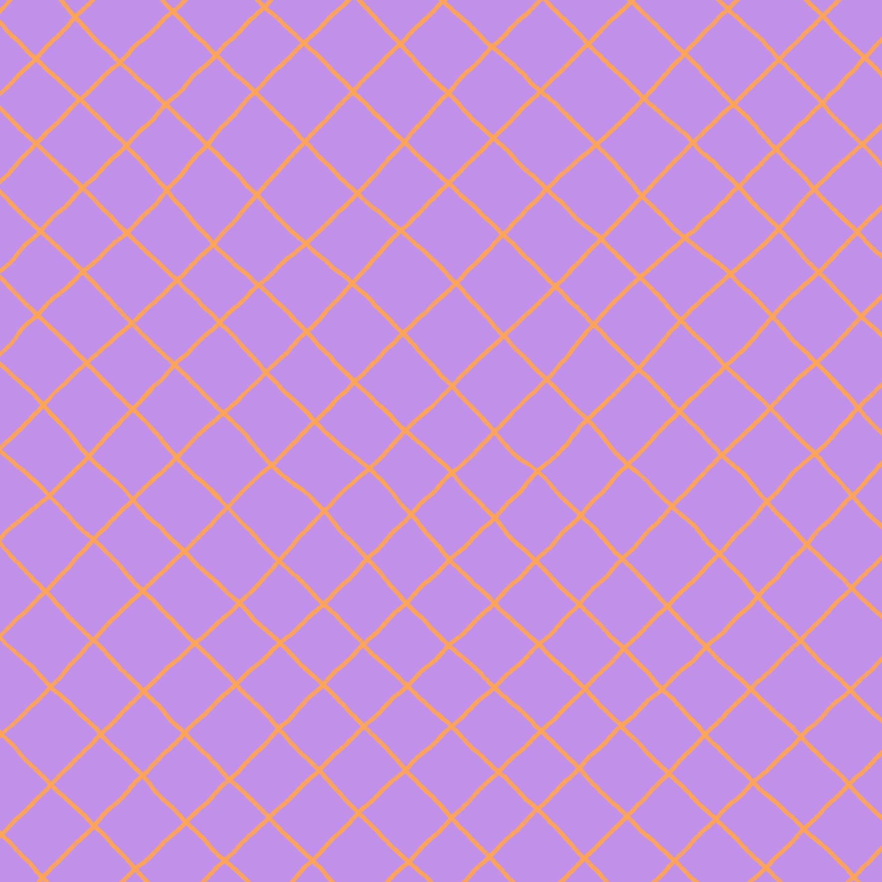 Preorder: Checkered Lines (Orange on Purple)