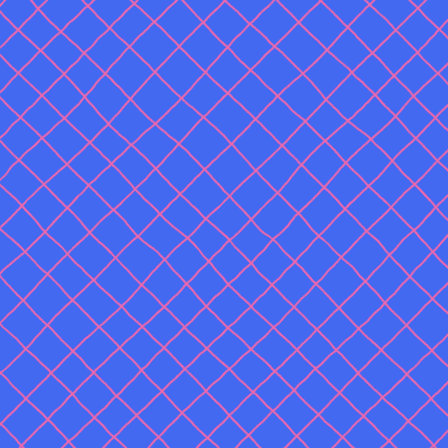 Preorder: Checkered Lines (Pink on Blue)