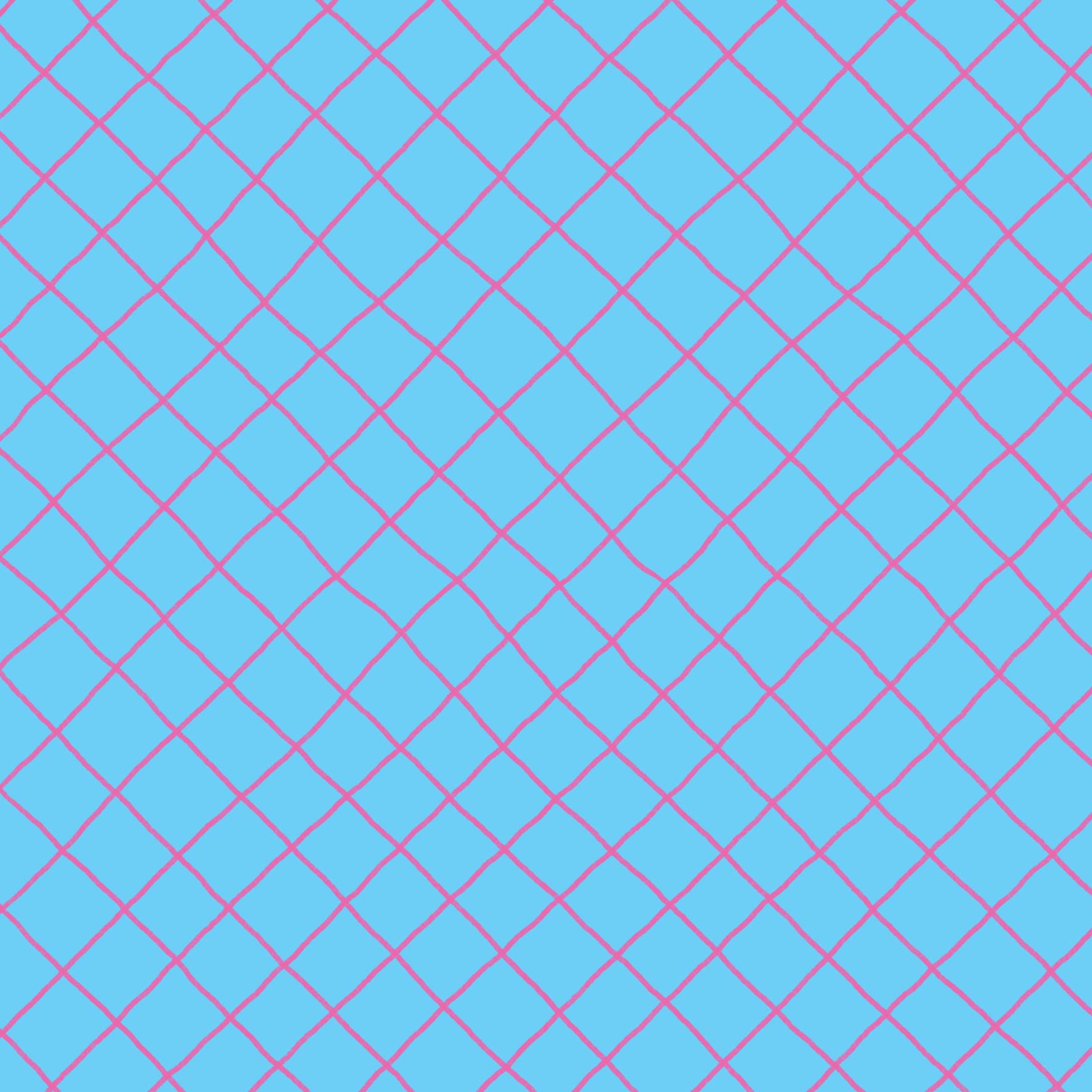 Preorder: Checkered Lines (Pink on Light Blue)