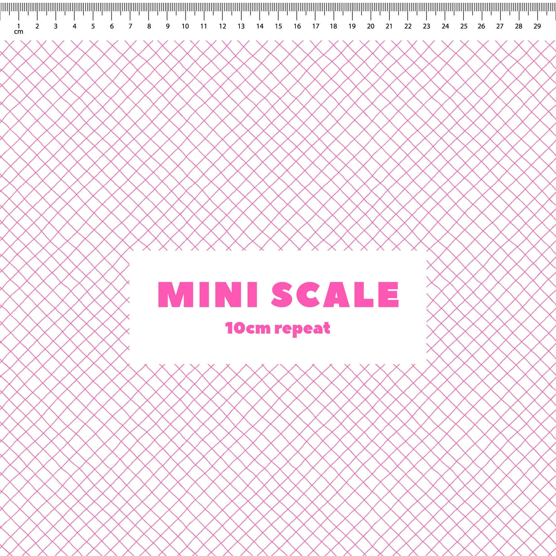 Preorder: Checkered Lines (Pink on White)
