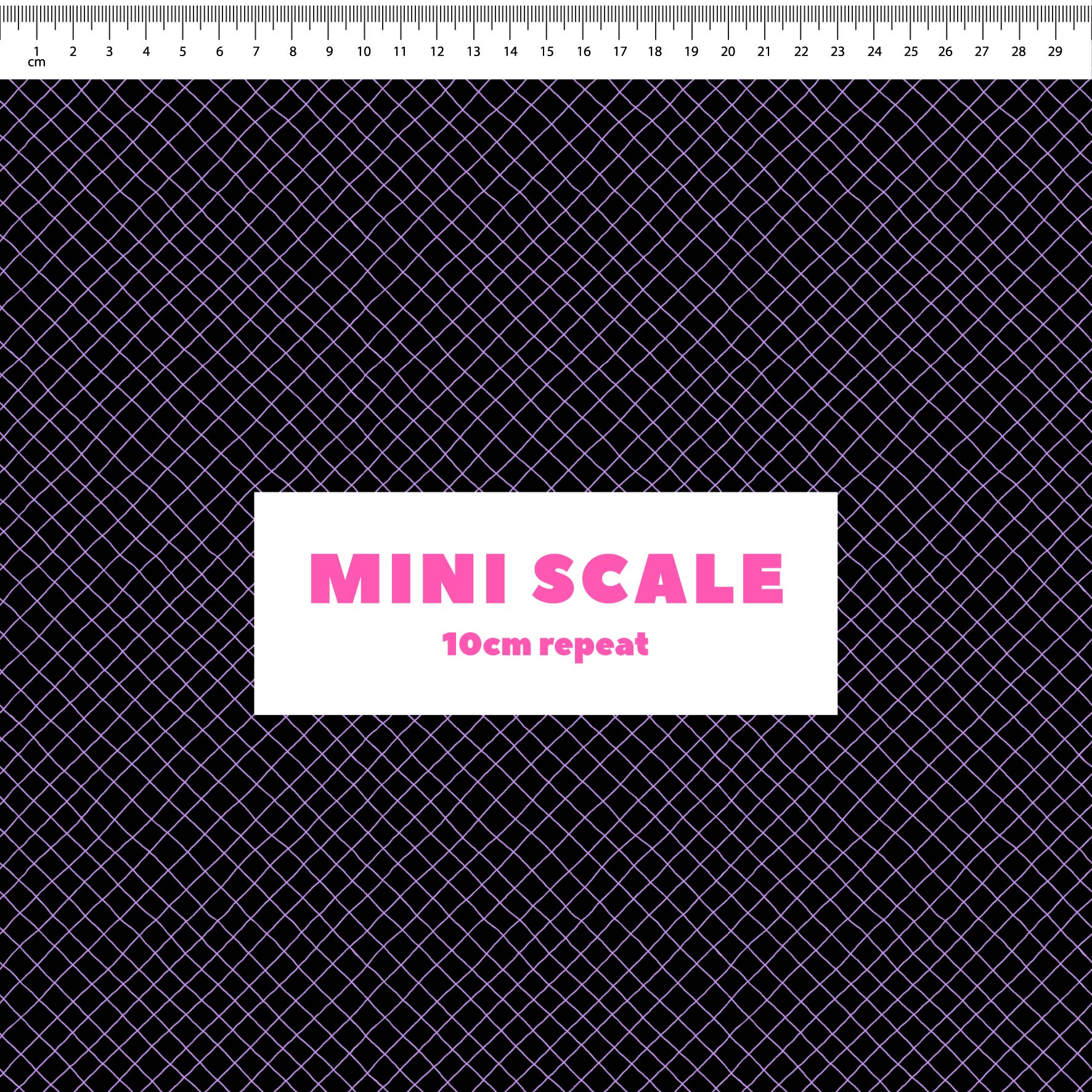 Preorder: Checkered Lines (Purple on Black)