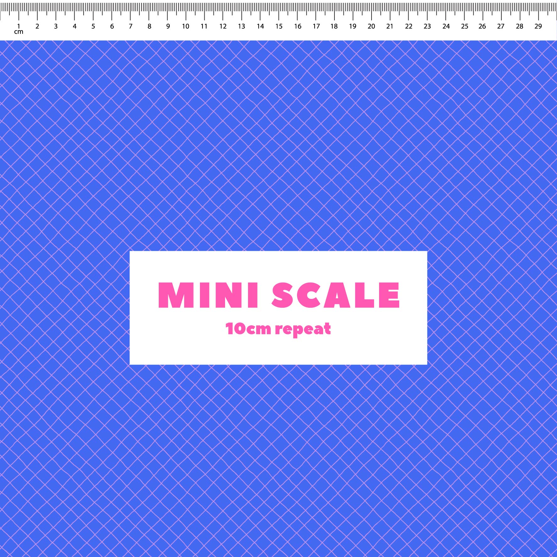 Preorder: Checkered Lines (Purple on Blue)