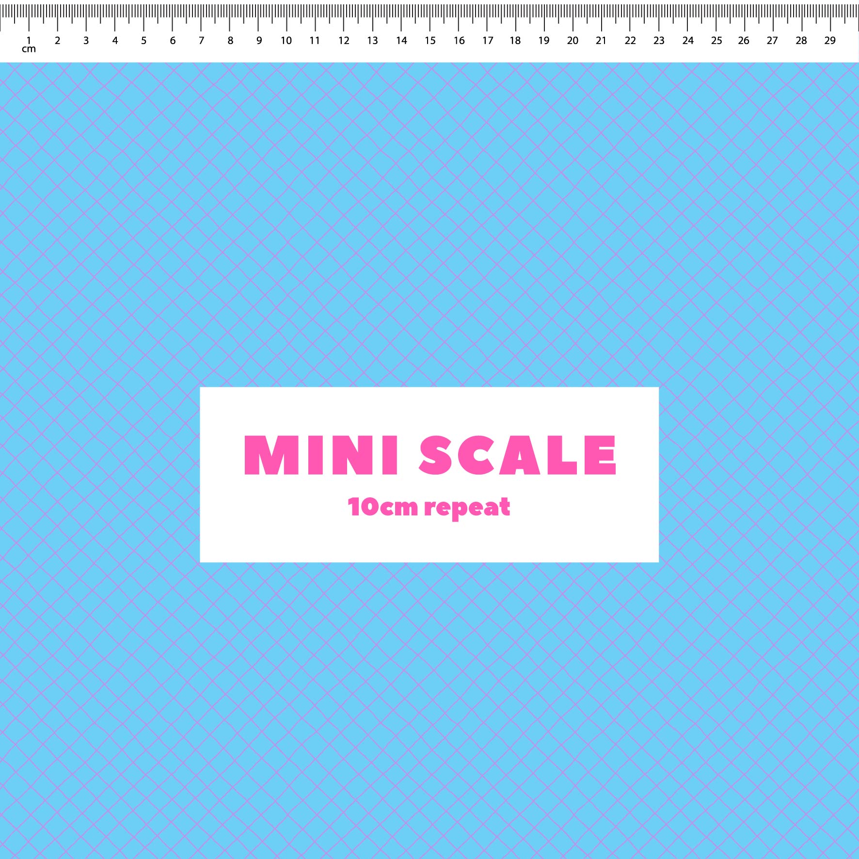 Preorder: Checkered Lines (Purple on Light Blue)