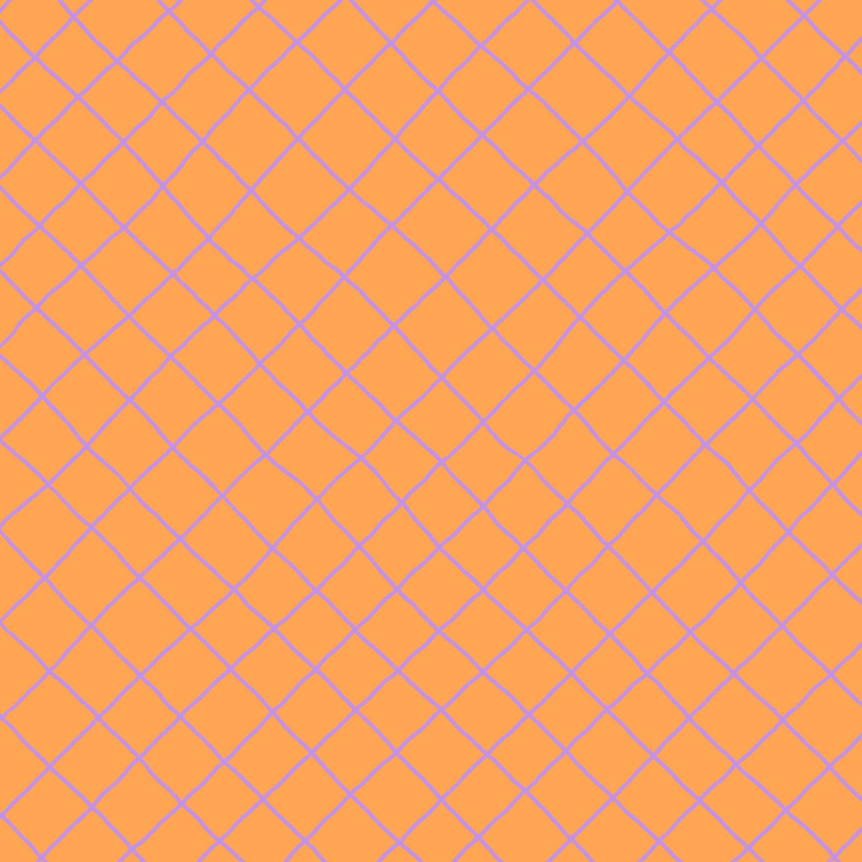 Preorder: Checkered Lines (Purple on Orange)