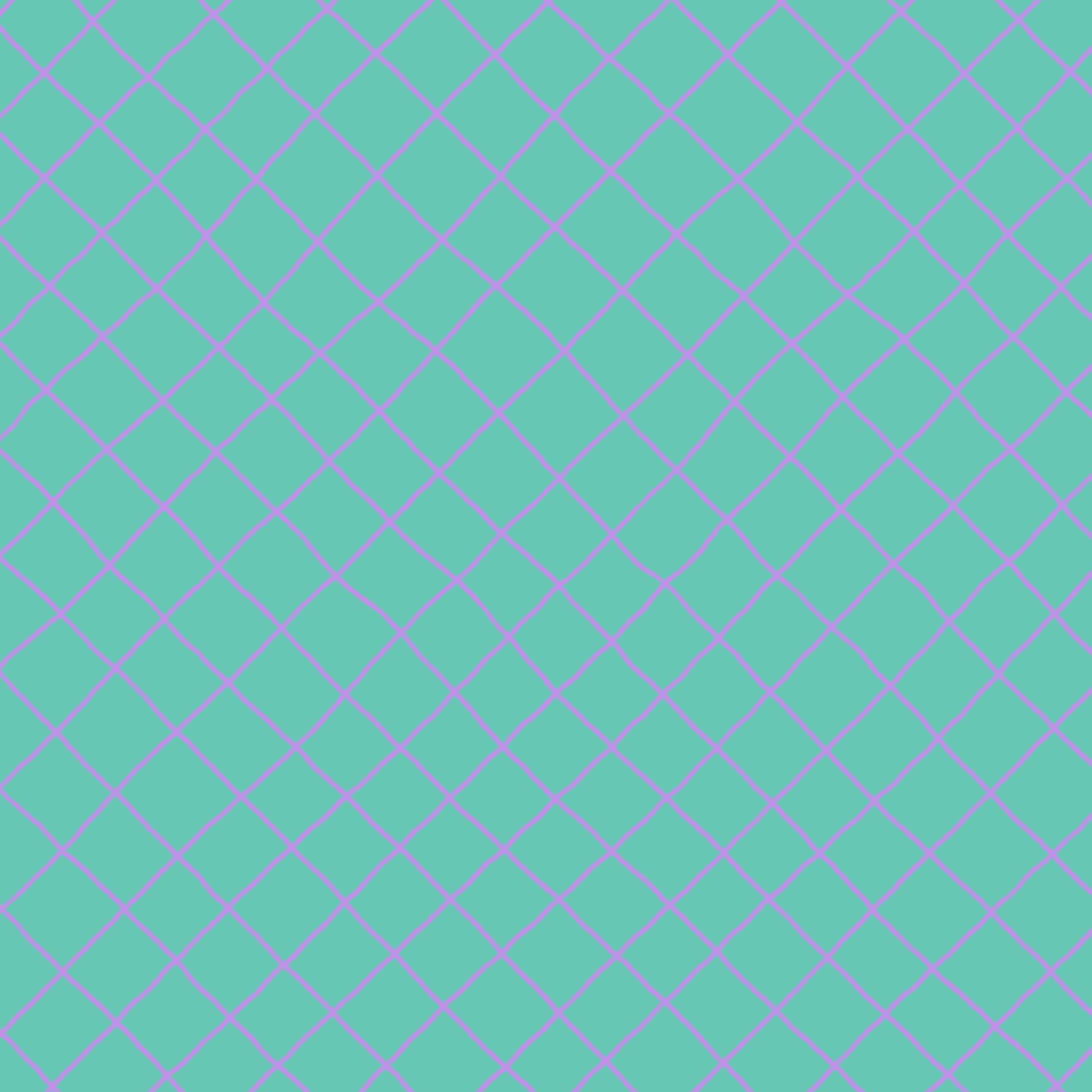 Preorder: Checkered Lines (Purple on Teal)