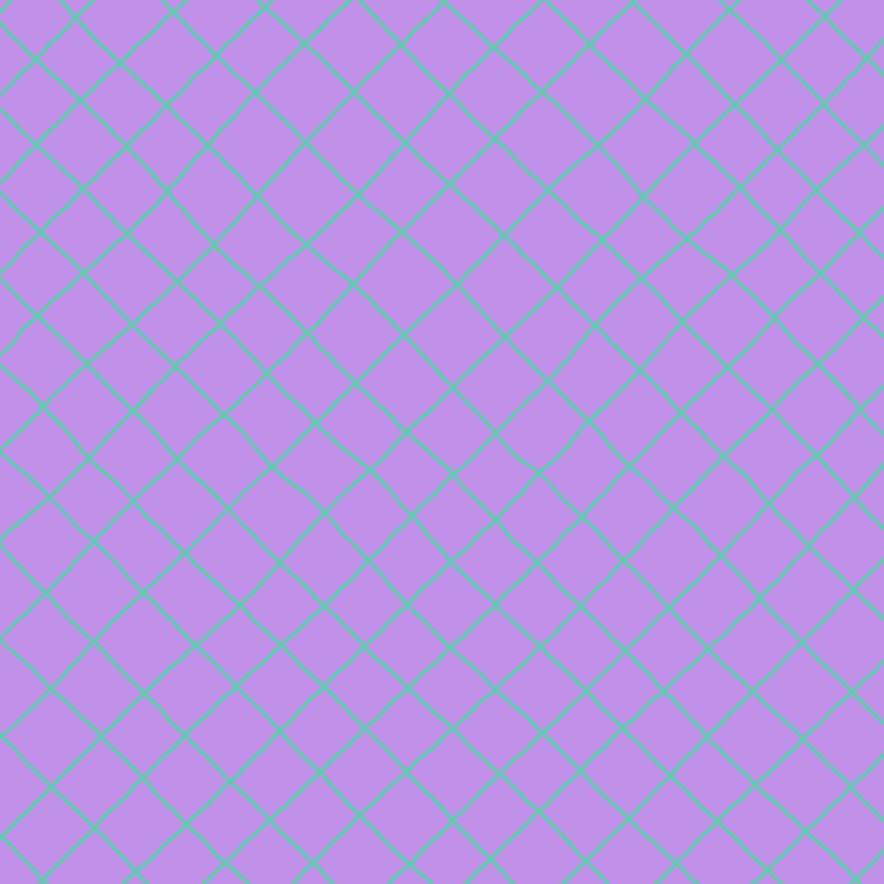 Preorder: Checkered Lines (Teal on Purple)