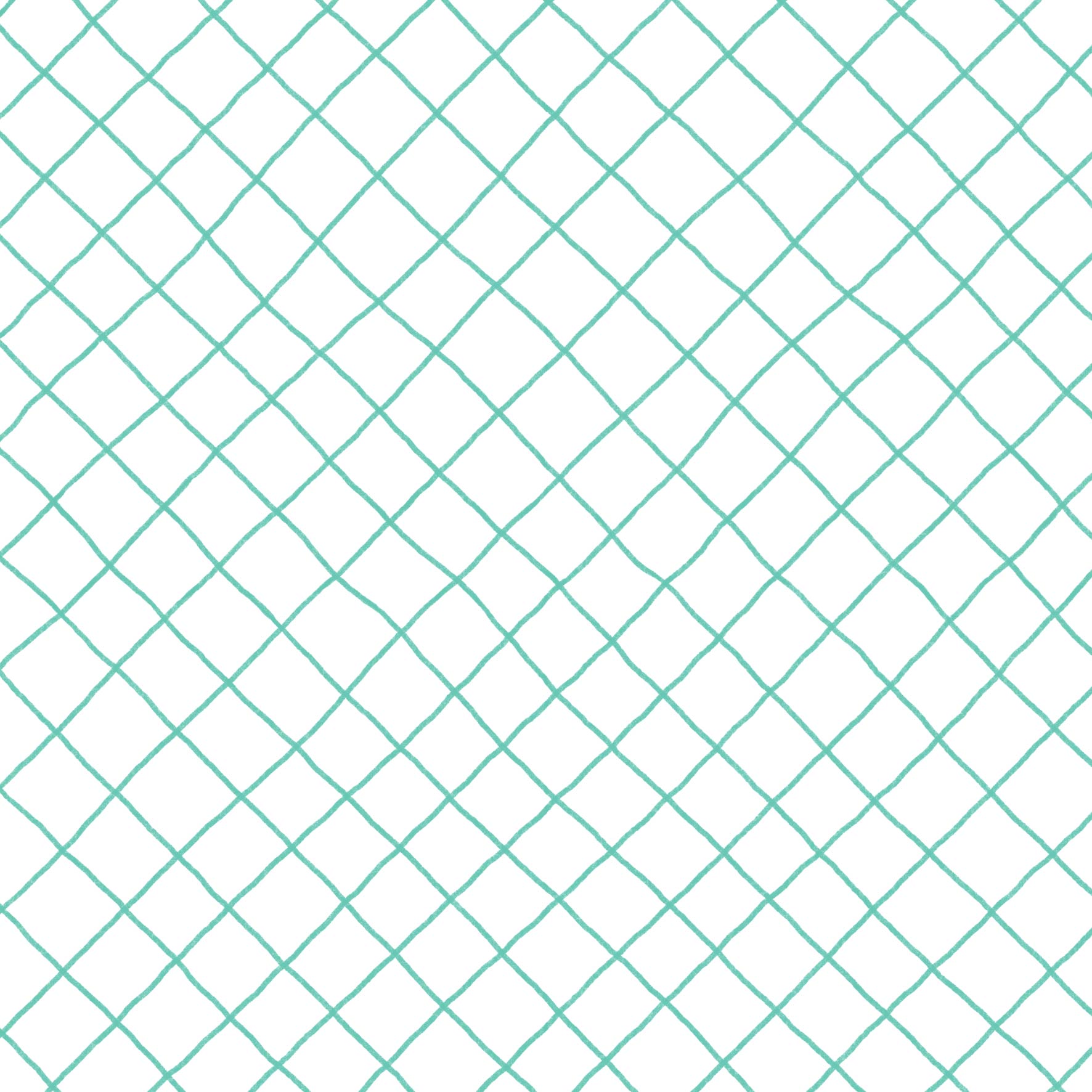 Preorder: Checkered Lines (Teal on White)