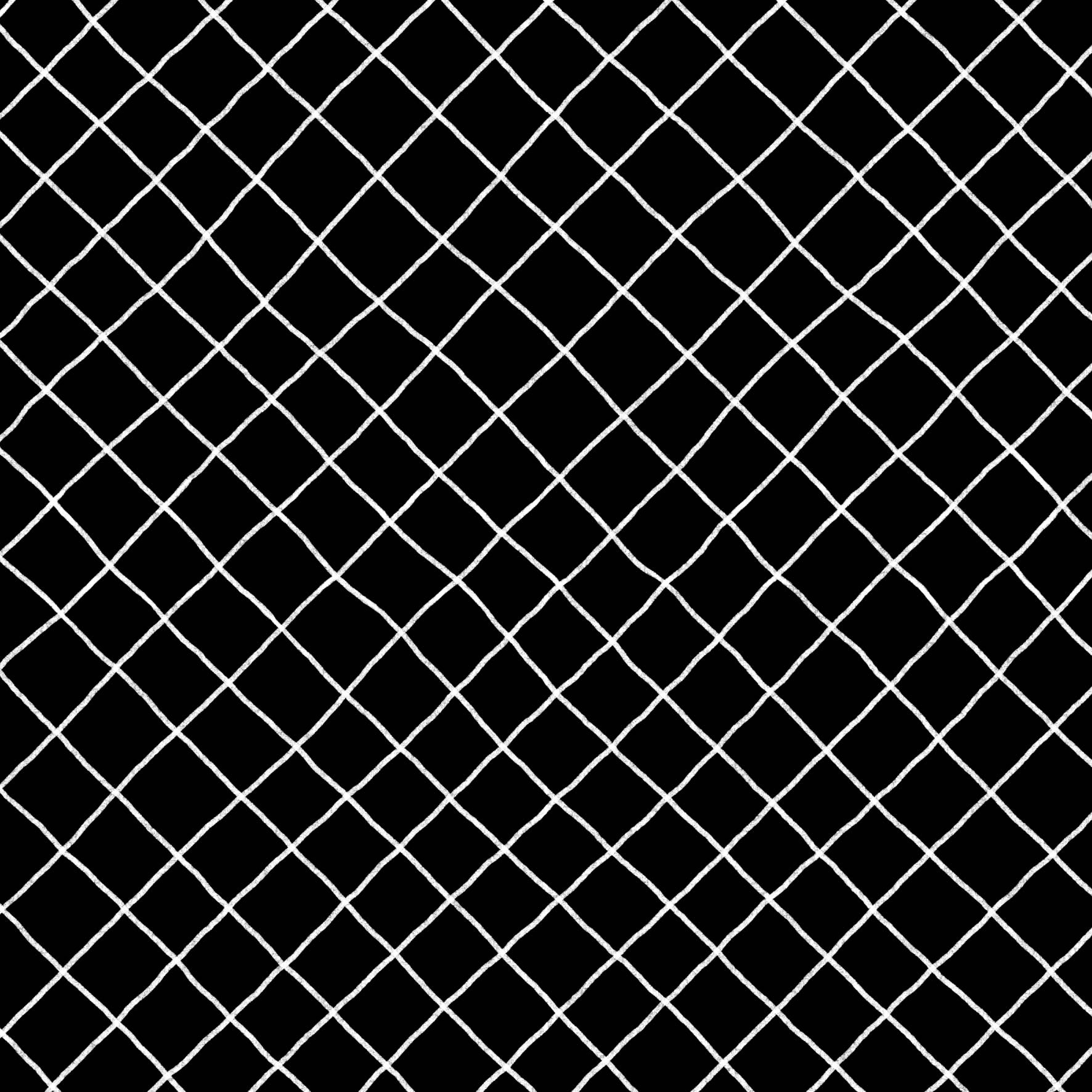Preorder: Checkered Lines (White on Black)