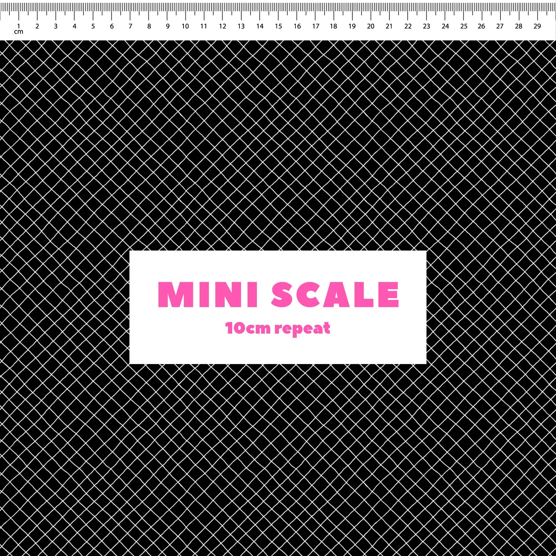 Preorder: Checkered Lines (White on Black)