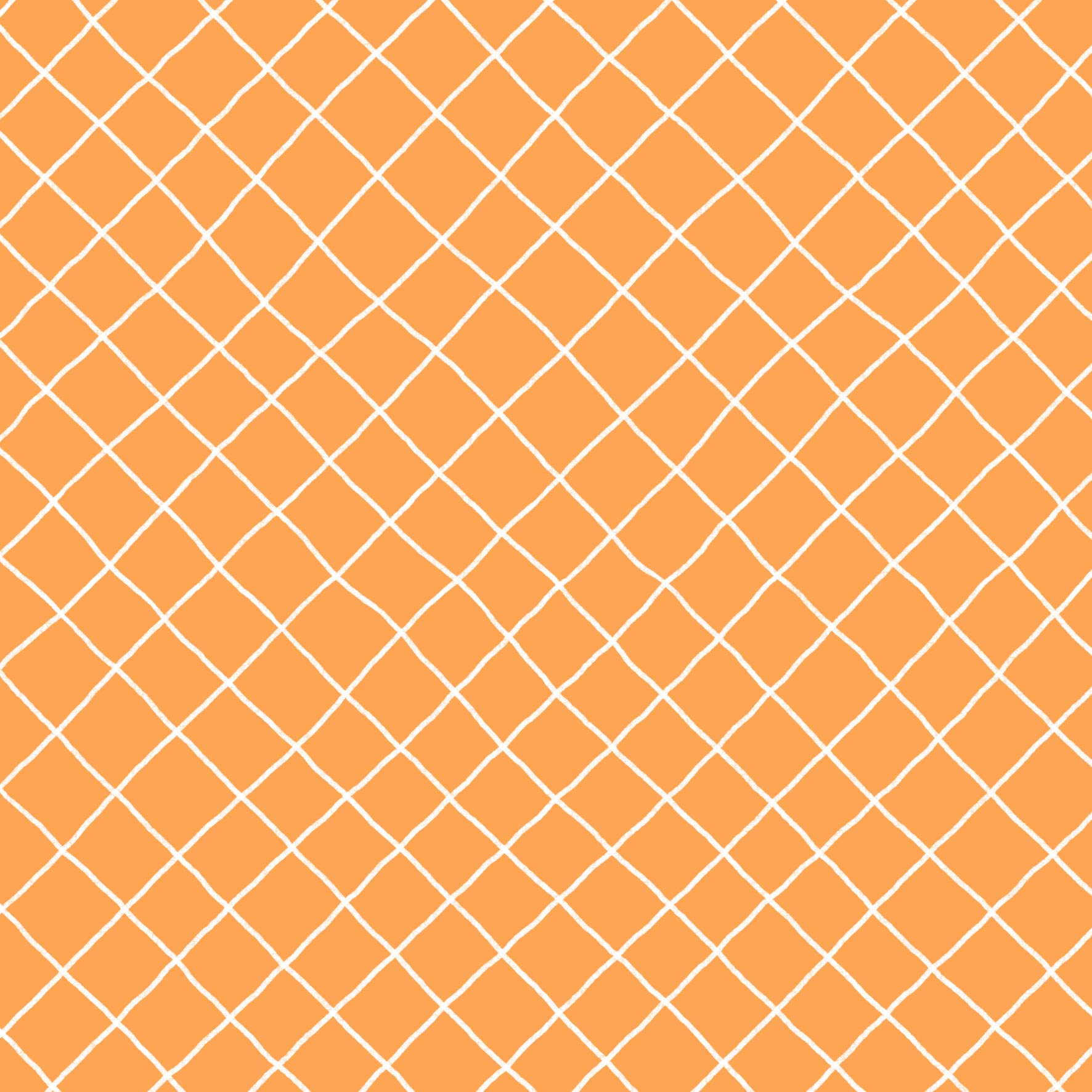 Preorder: Checkered Lines (White on Orange)
