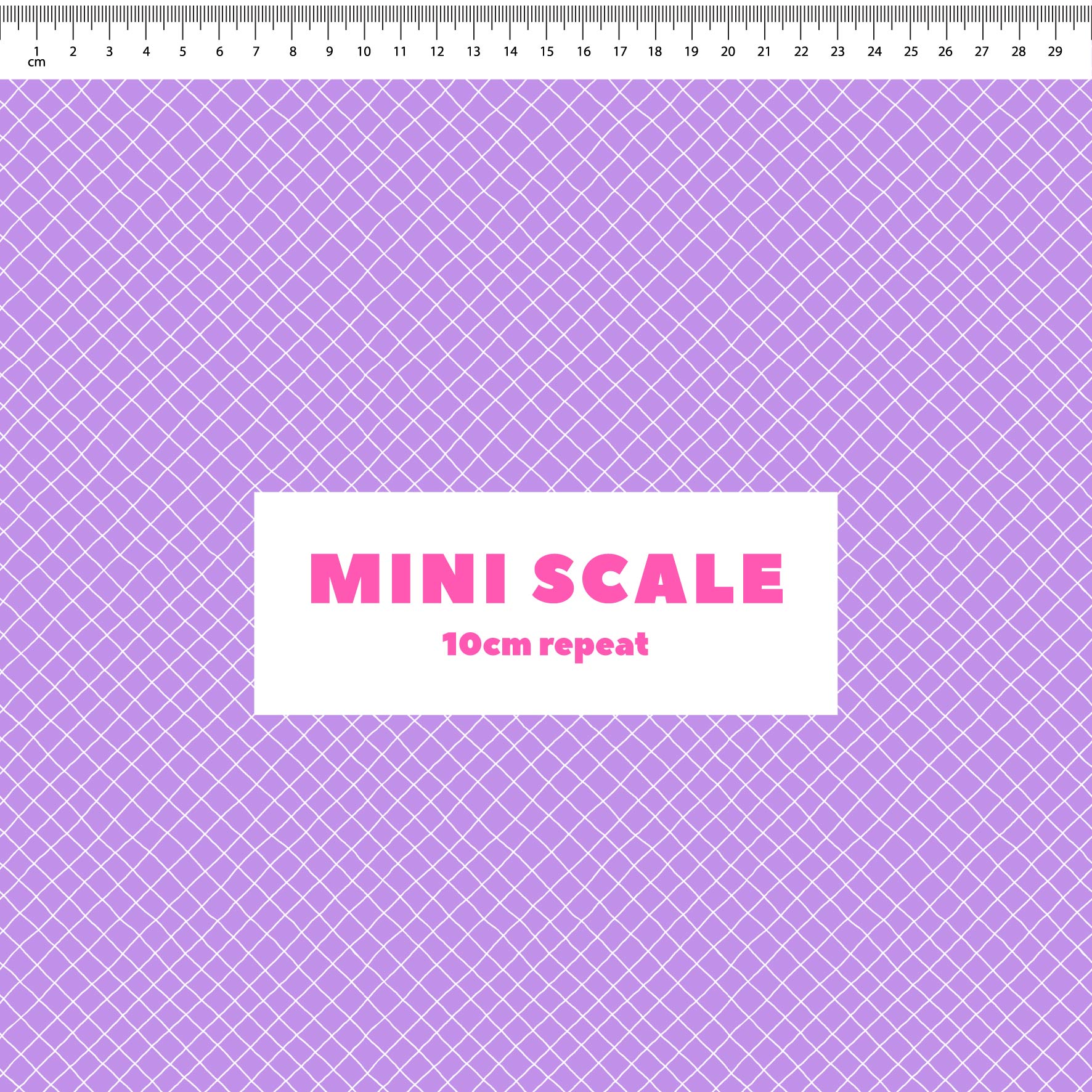 Preorder: Checkered Lines (White on Purple)