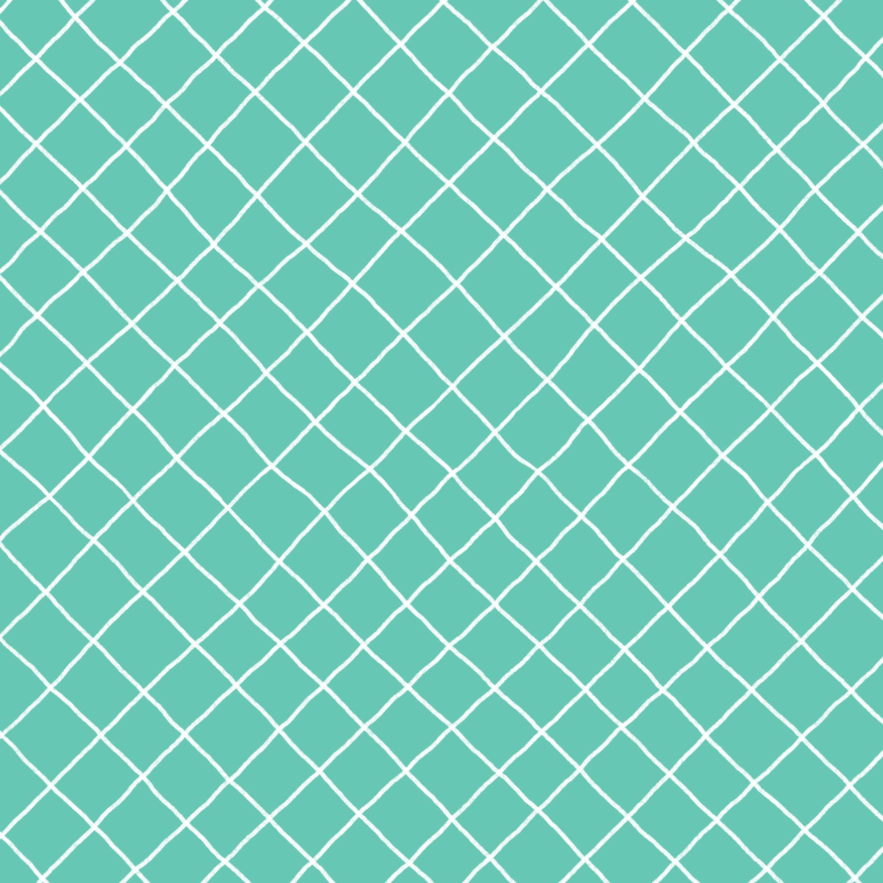 Preorder: Checkered Lines (White on Teal)