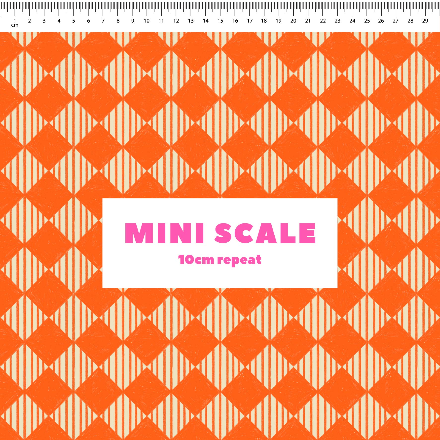 Preorder: Checkered Stripes (Orange)