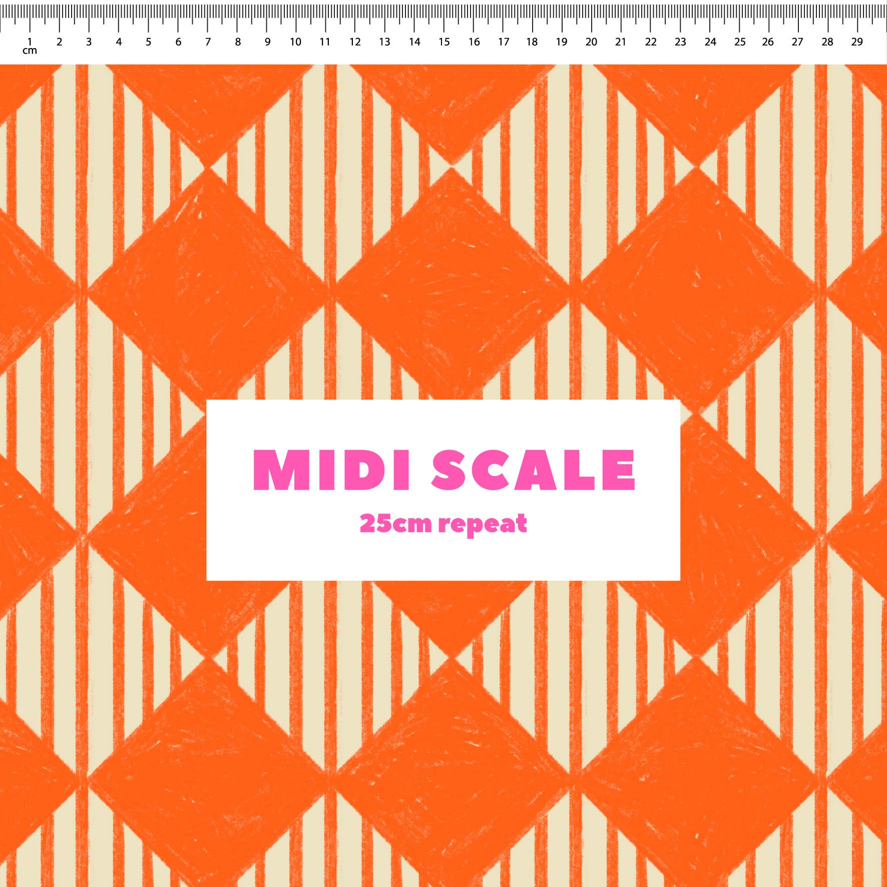 Preorder: Checkered Stripes (Orange)