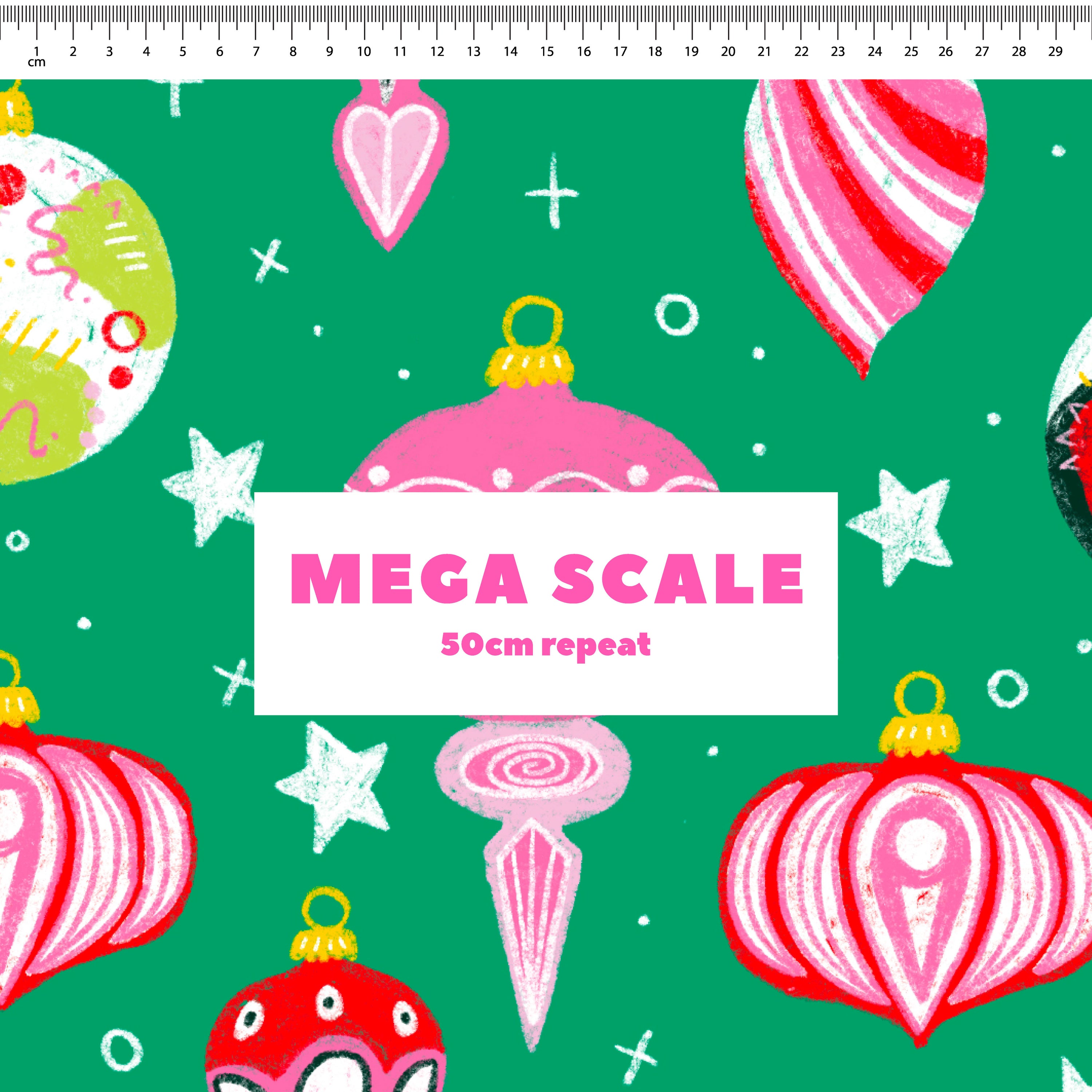 Christmas Baubles Preorder Fabric