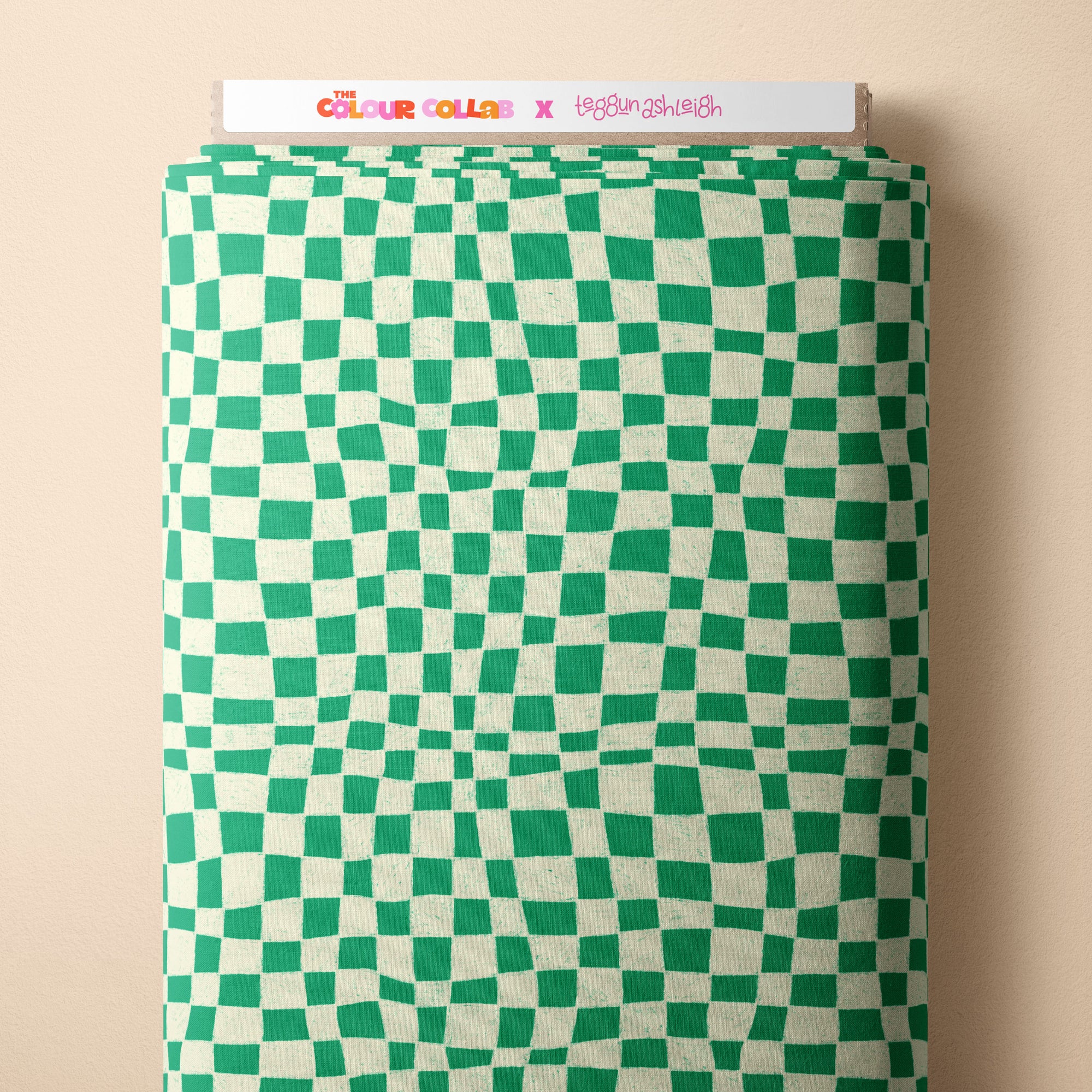 Christmas Checkers Preorder Fabric