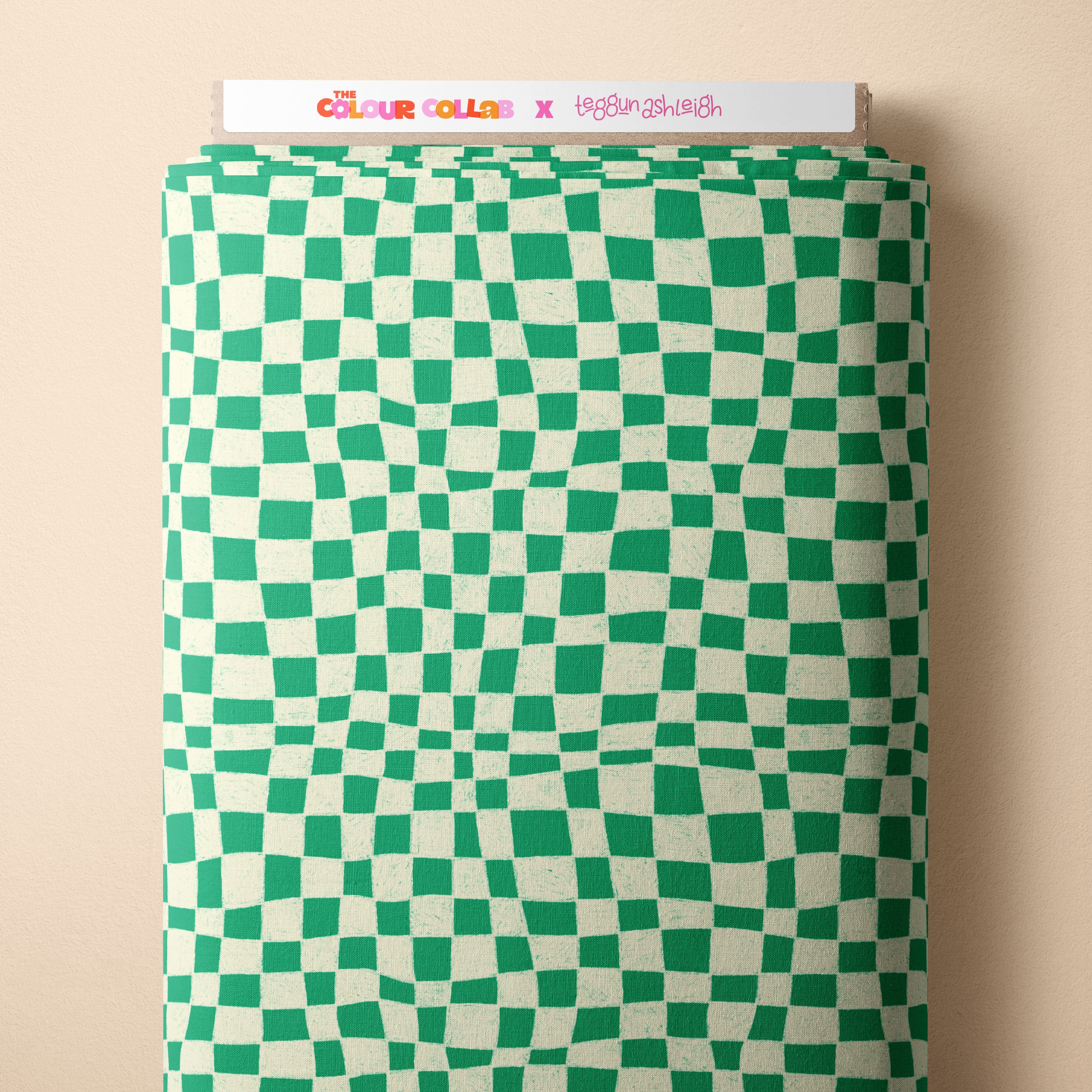 Christmas Checkers Preorder Fabric