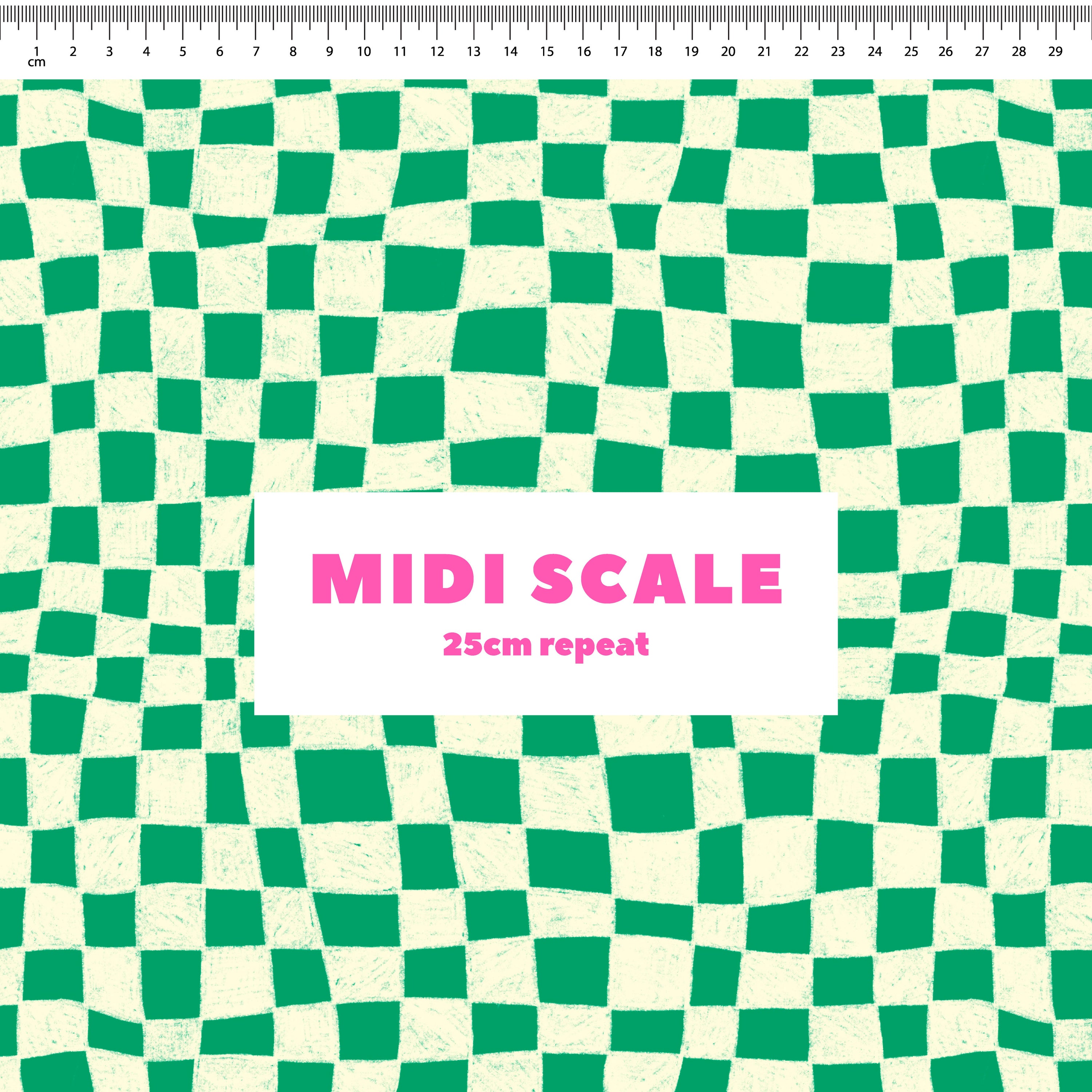Christmas Checkers Preorder Fabric