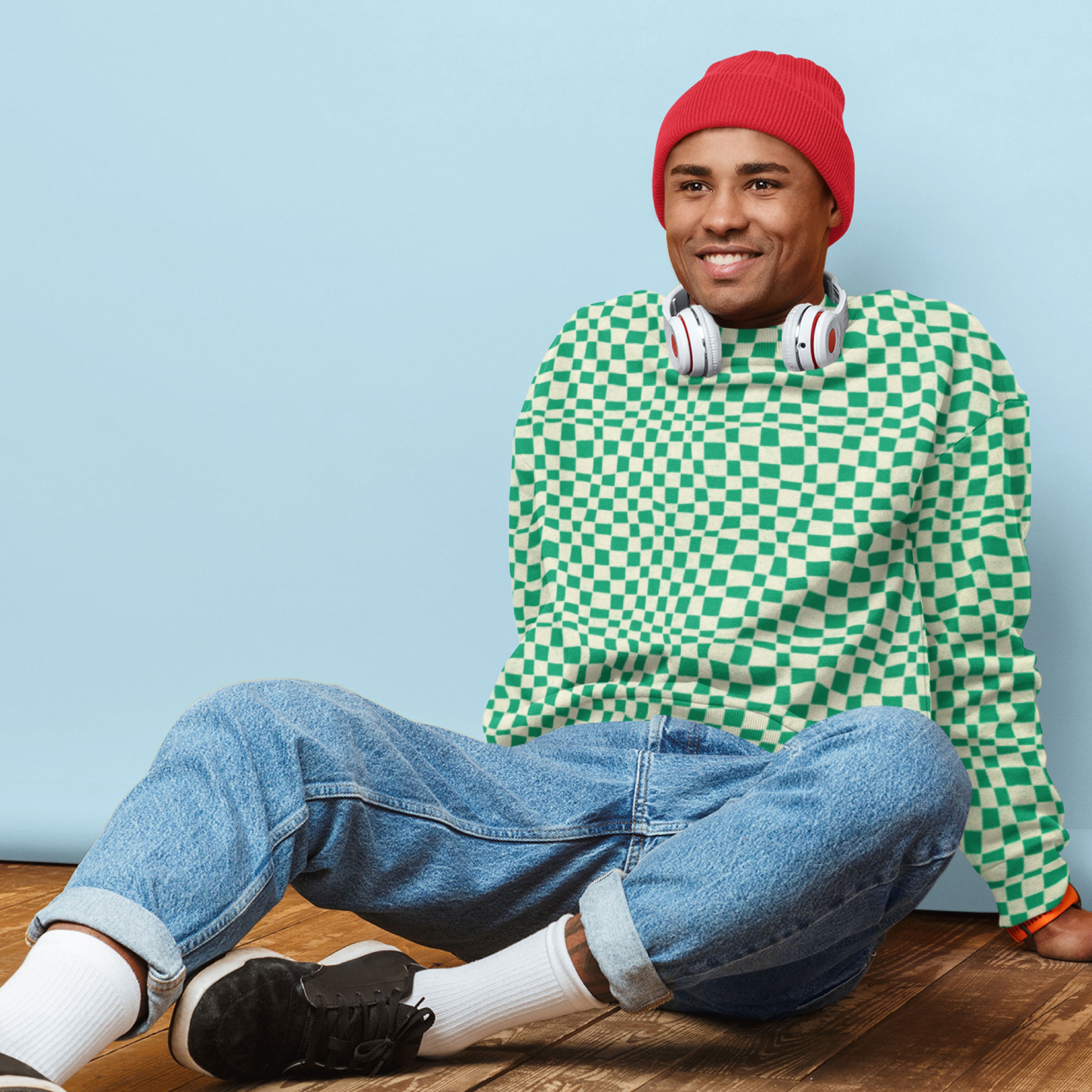 Christmas Checkers Preorder Fabric
