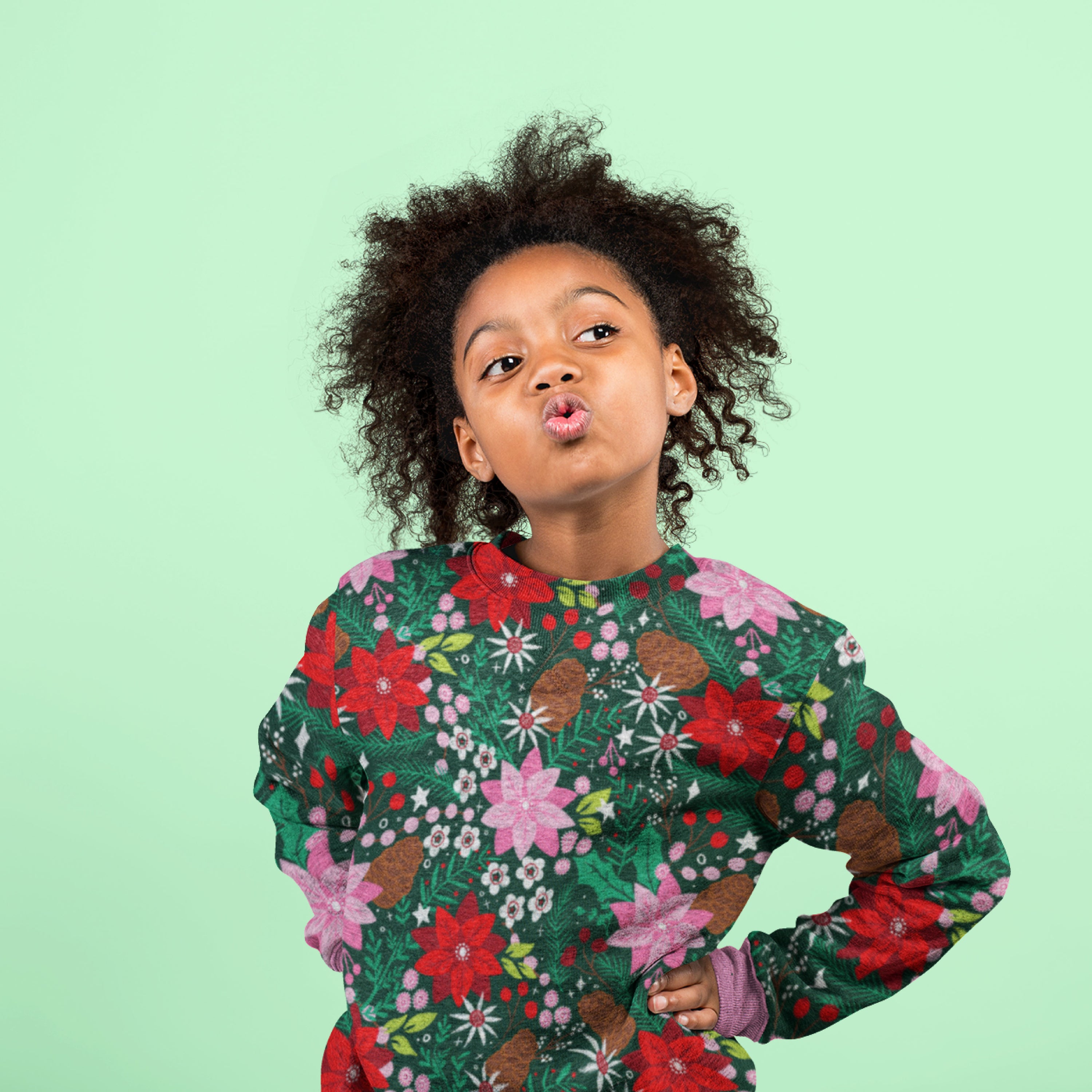 Christmas Florals Preorder Fabric