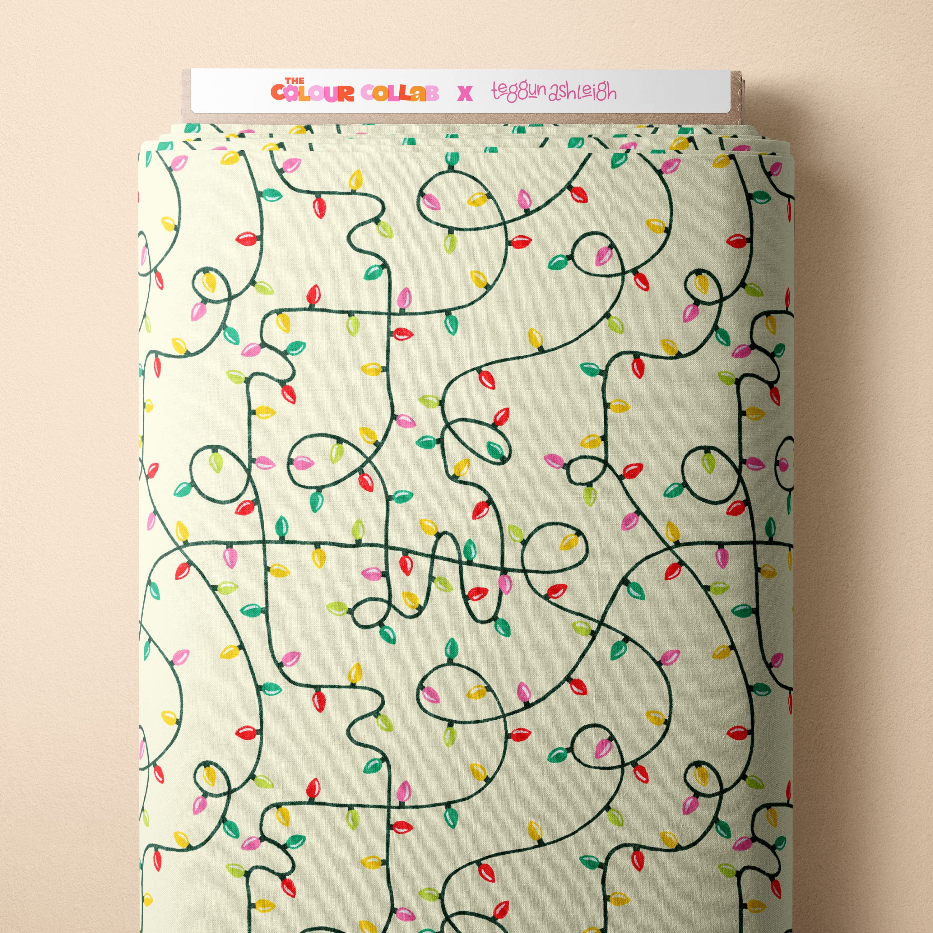 Christmas Lights Preorder Fabric