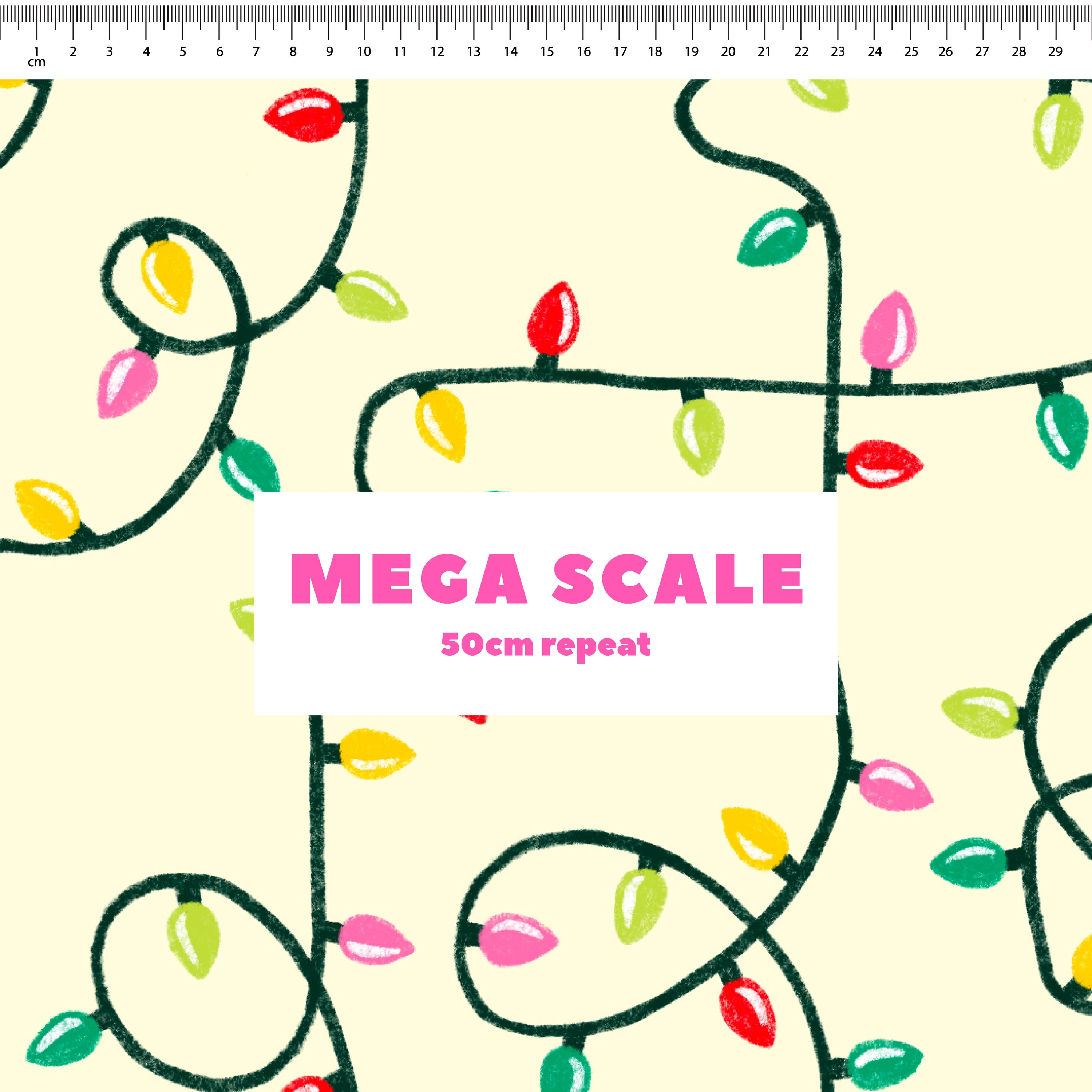 Christmas Lights Preorder Fabric