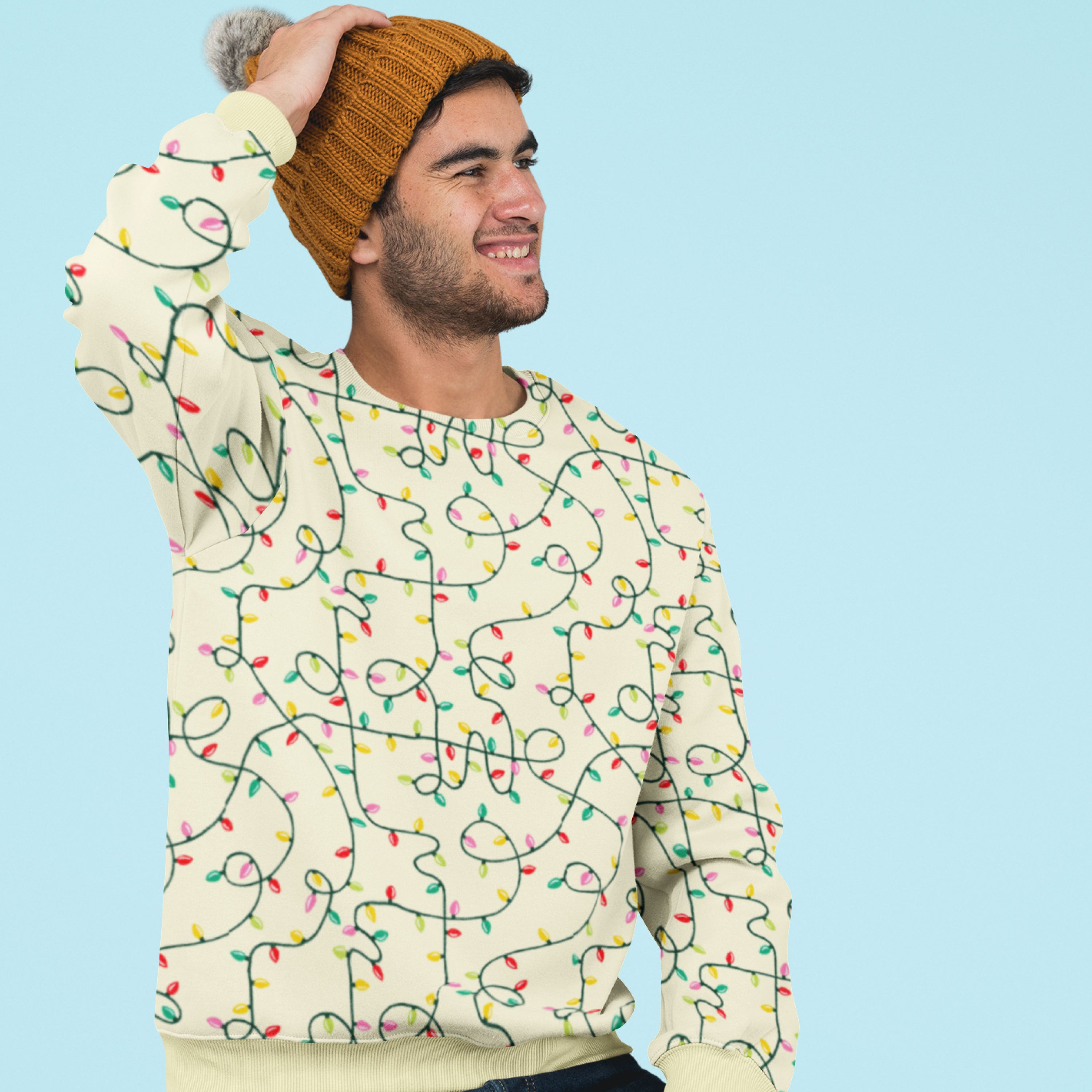 Christmas Lights Preorder Fabric