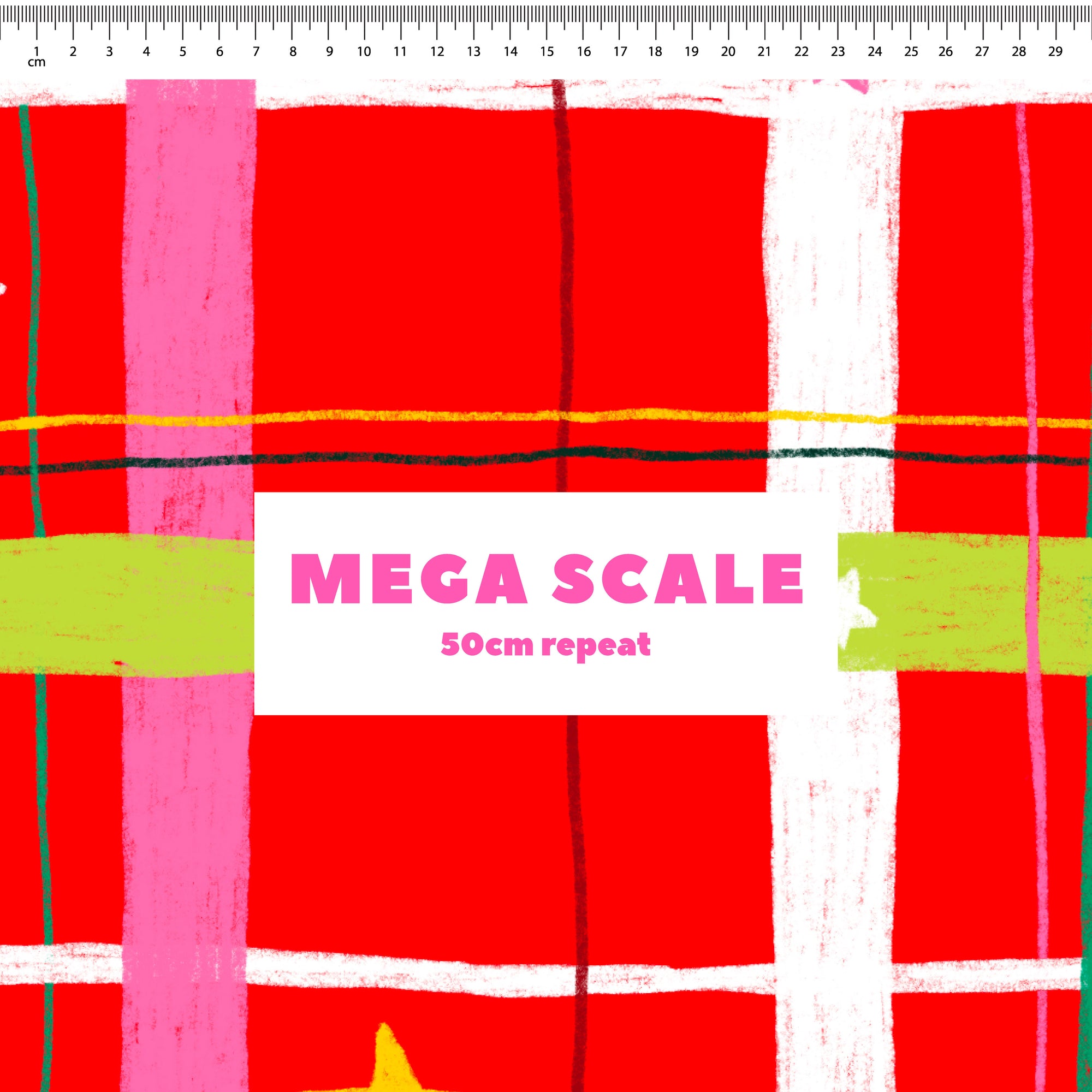 Christmas Stars Plaid Preorder Fabric