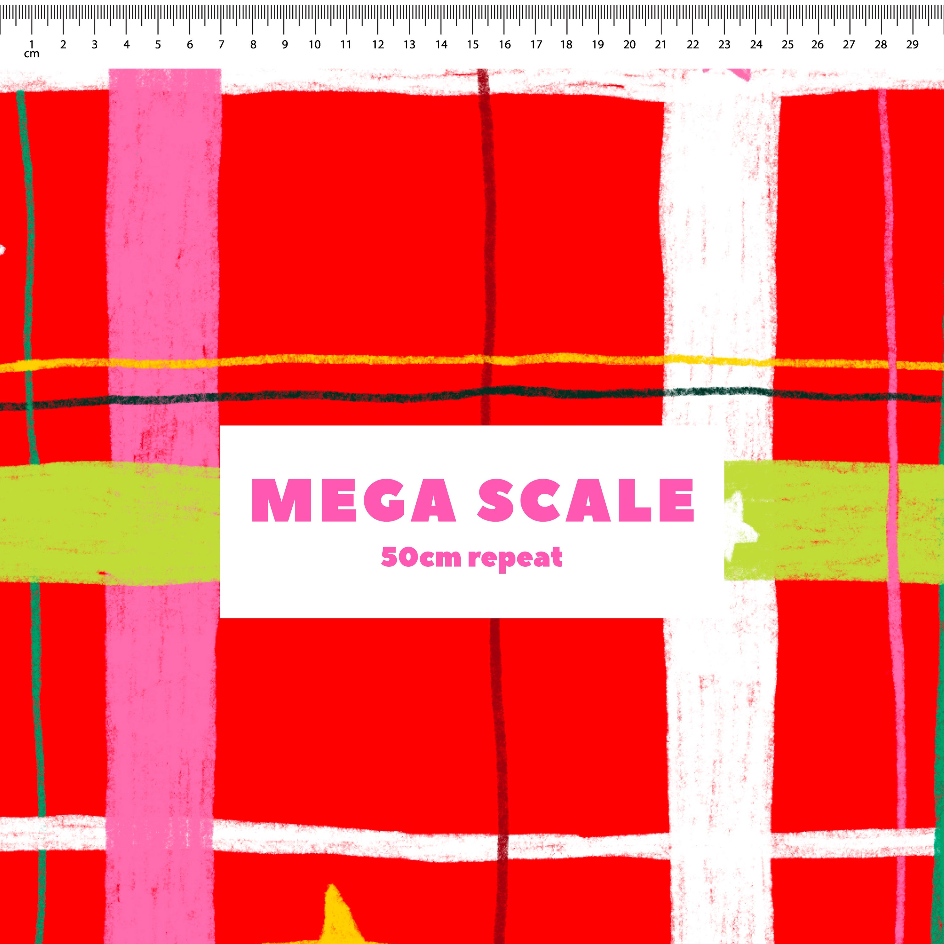 Christmas Stars Plaid Preorder Fabric