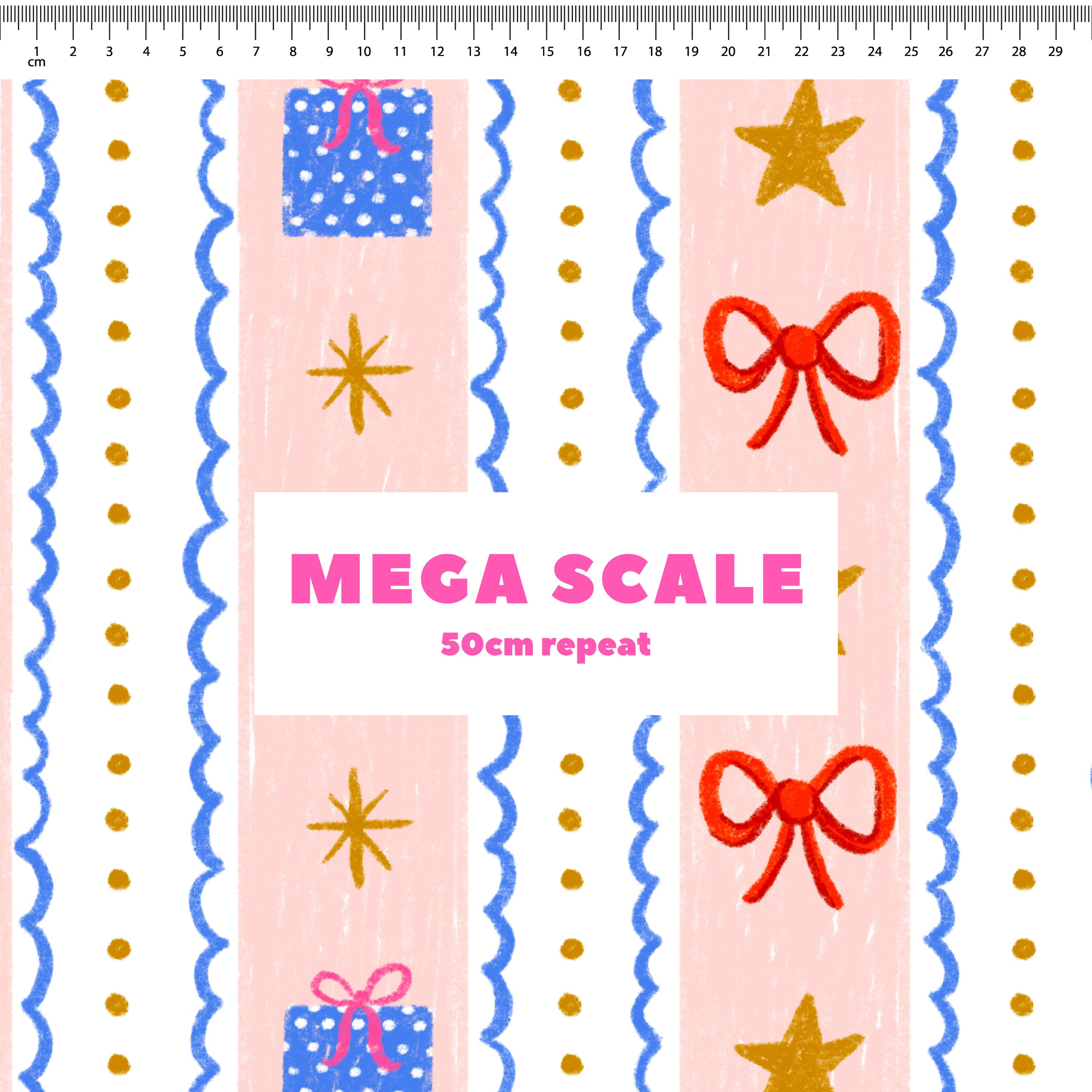Christmas Stripes Preorder Fabric