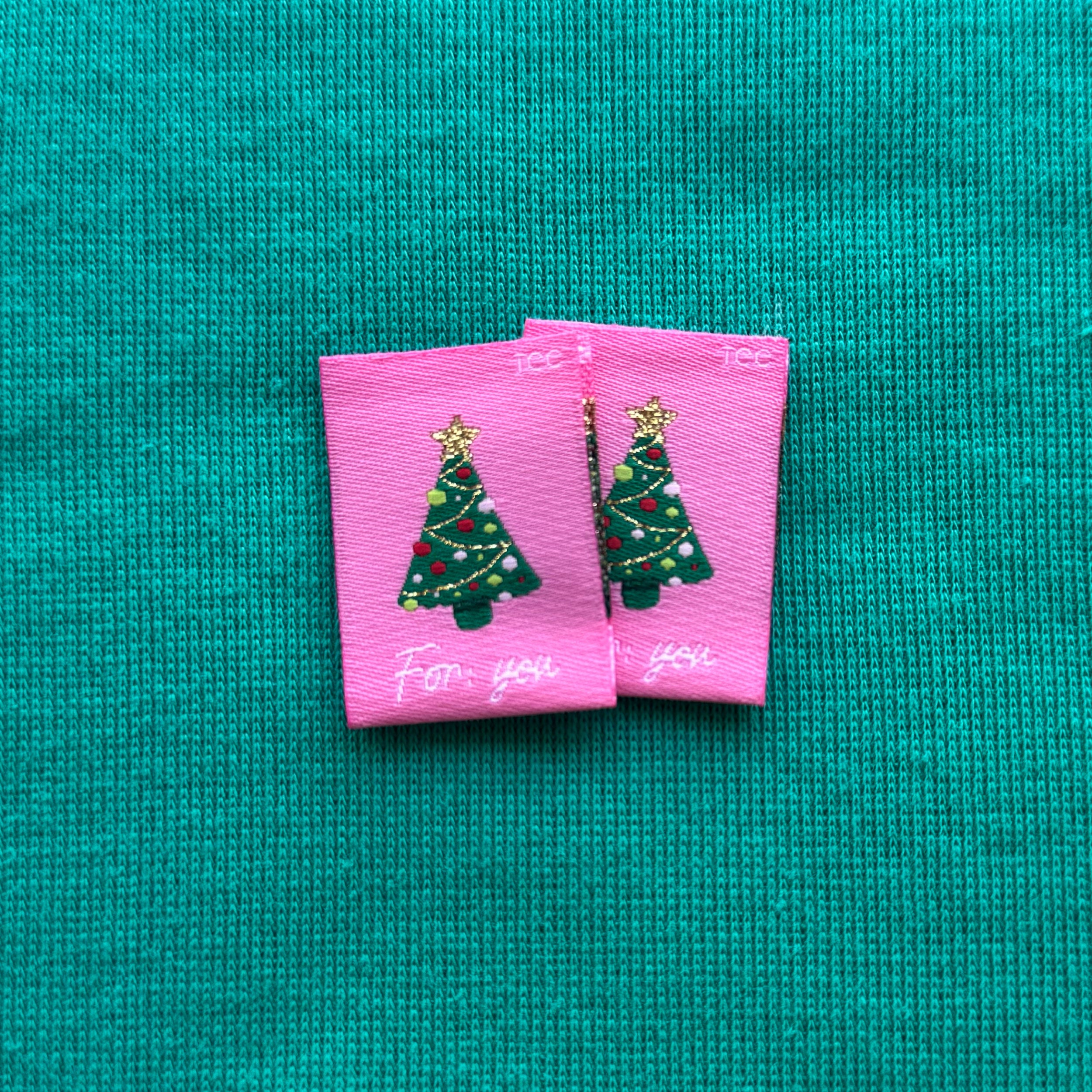 Christmas Sew In Labels