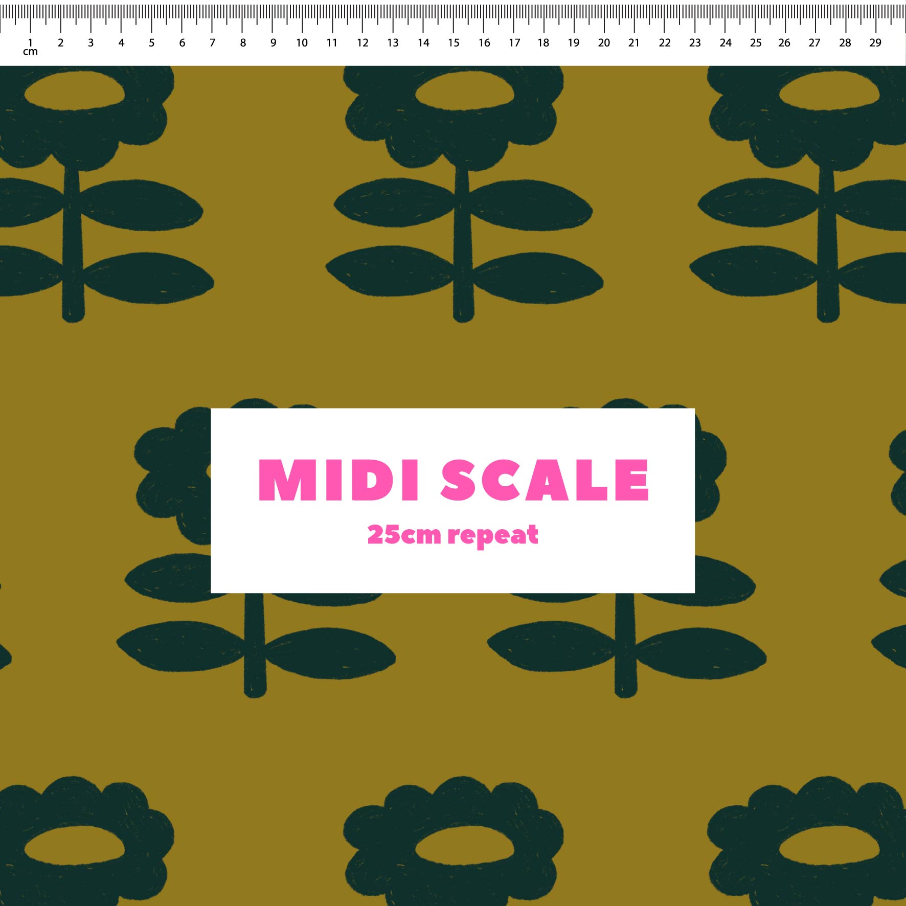 Preorder: Chunky Florals (Olive)