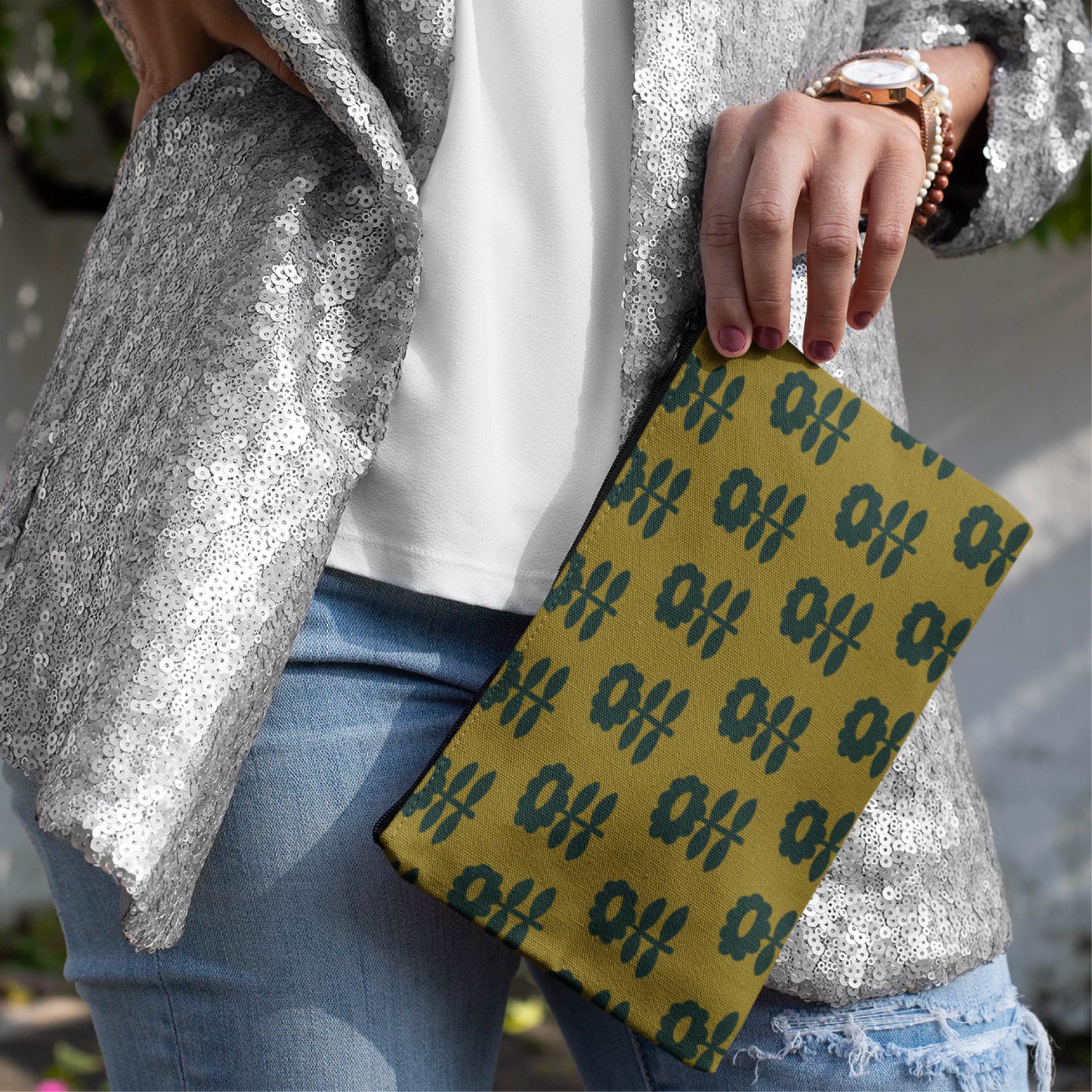 Preorder: Chunky Florals (Olive)