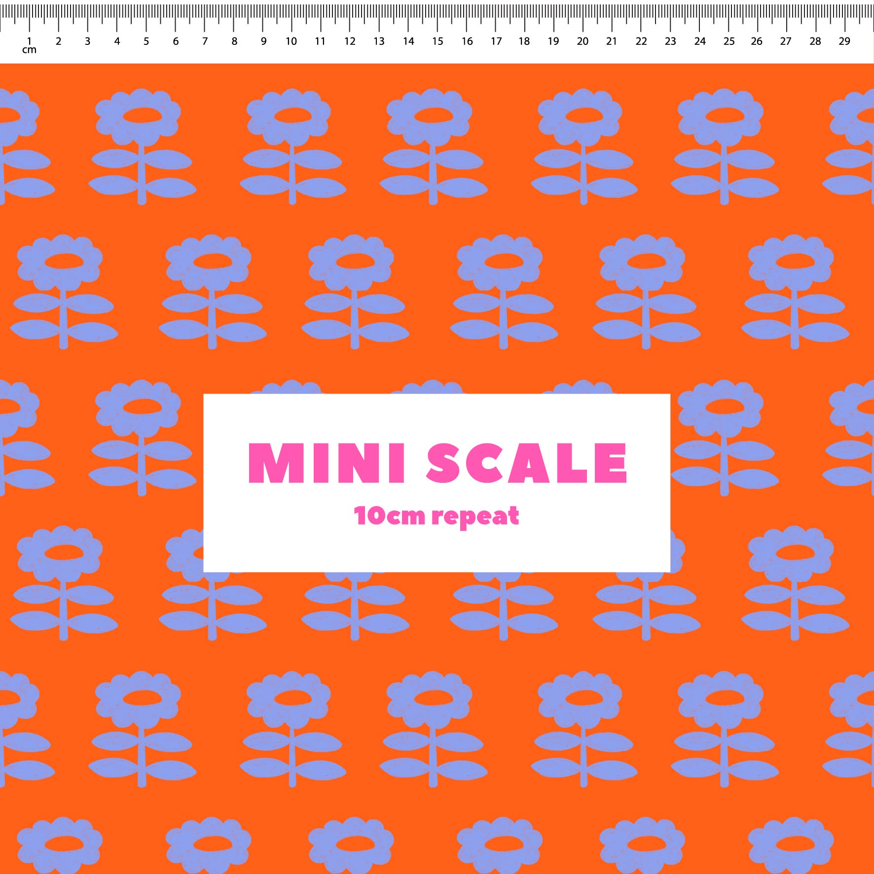 Preorder: Chunky Florals (Orange)