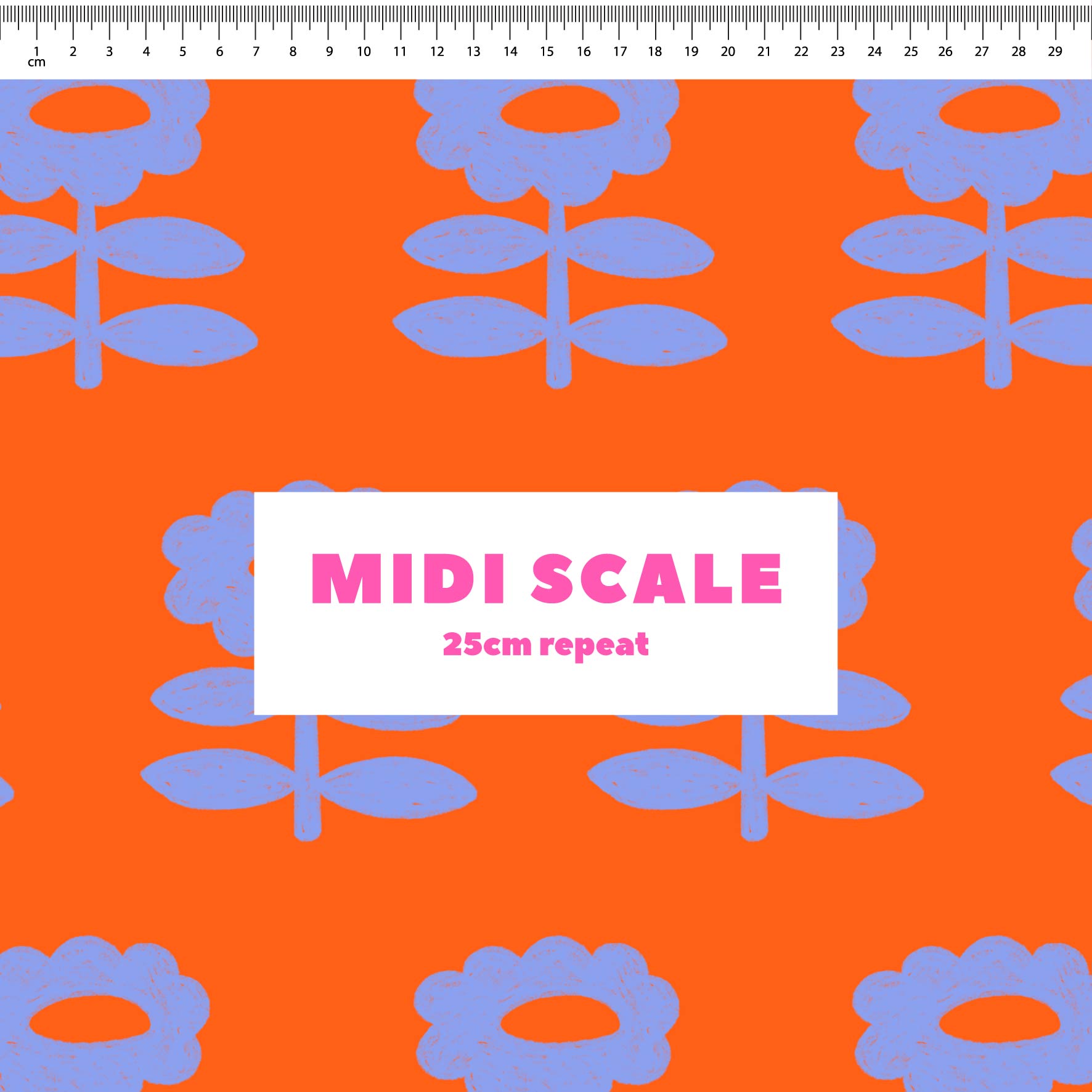 Preorder: Chunky Florals (Orange)