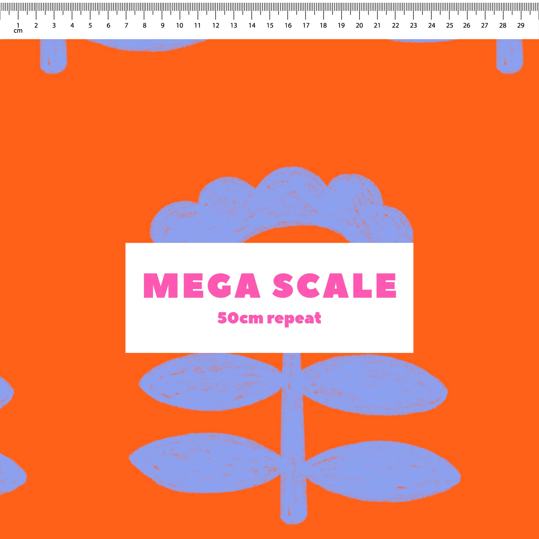 Preorder: Chunky Florals (Orange)