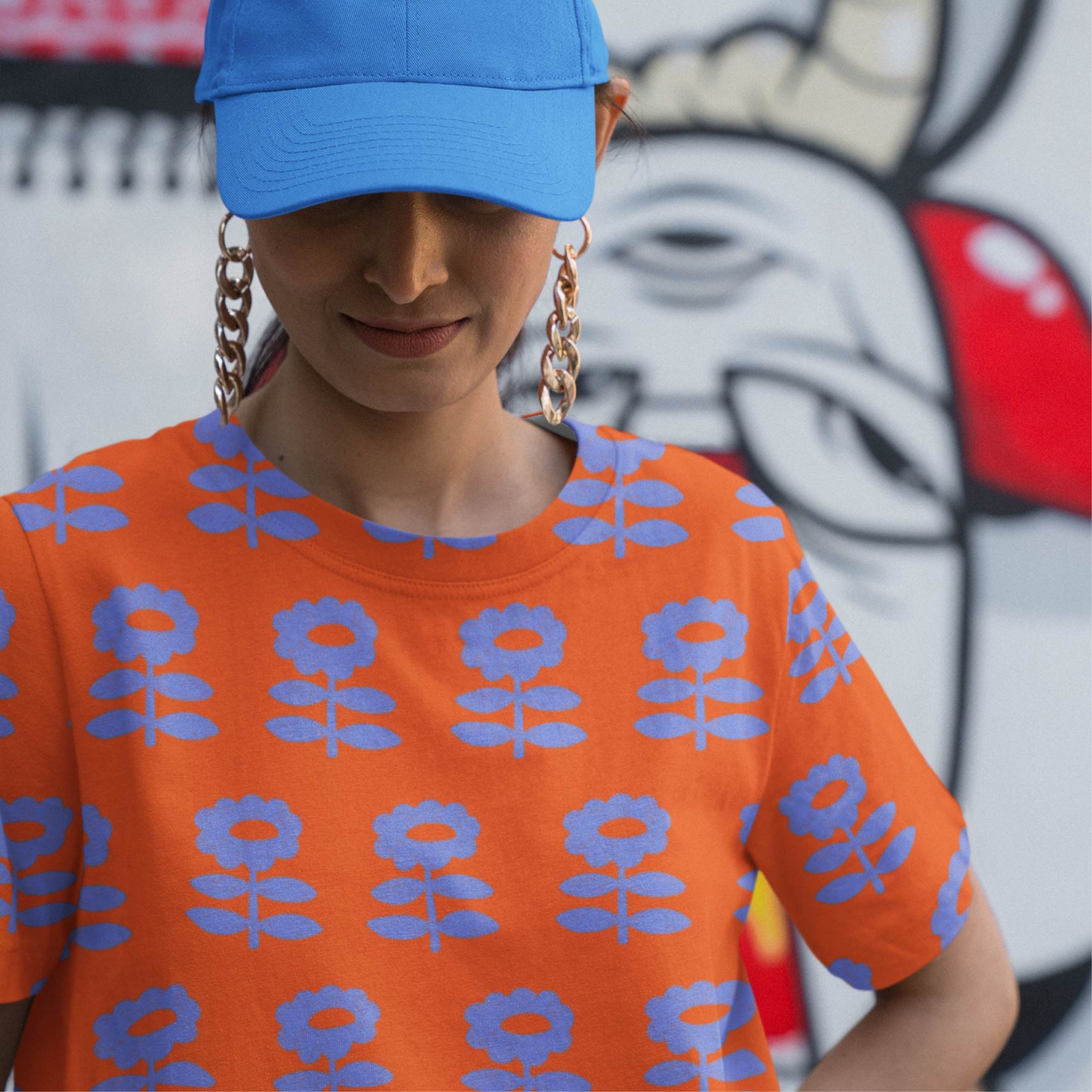 Preorder: Chunky Florals (Orange)