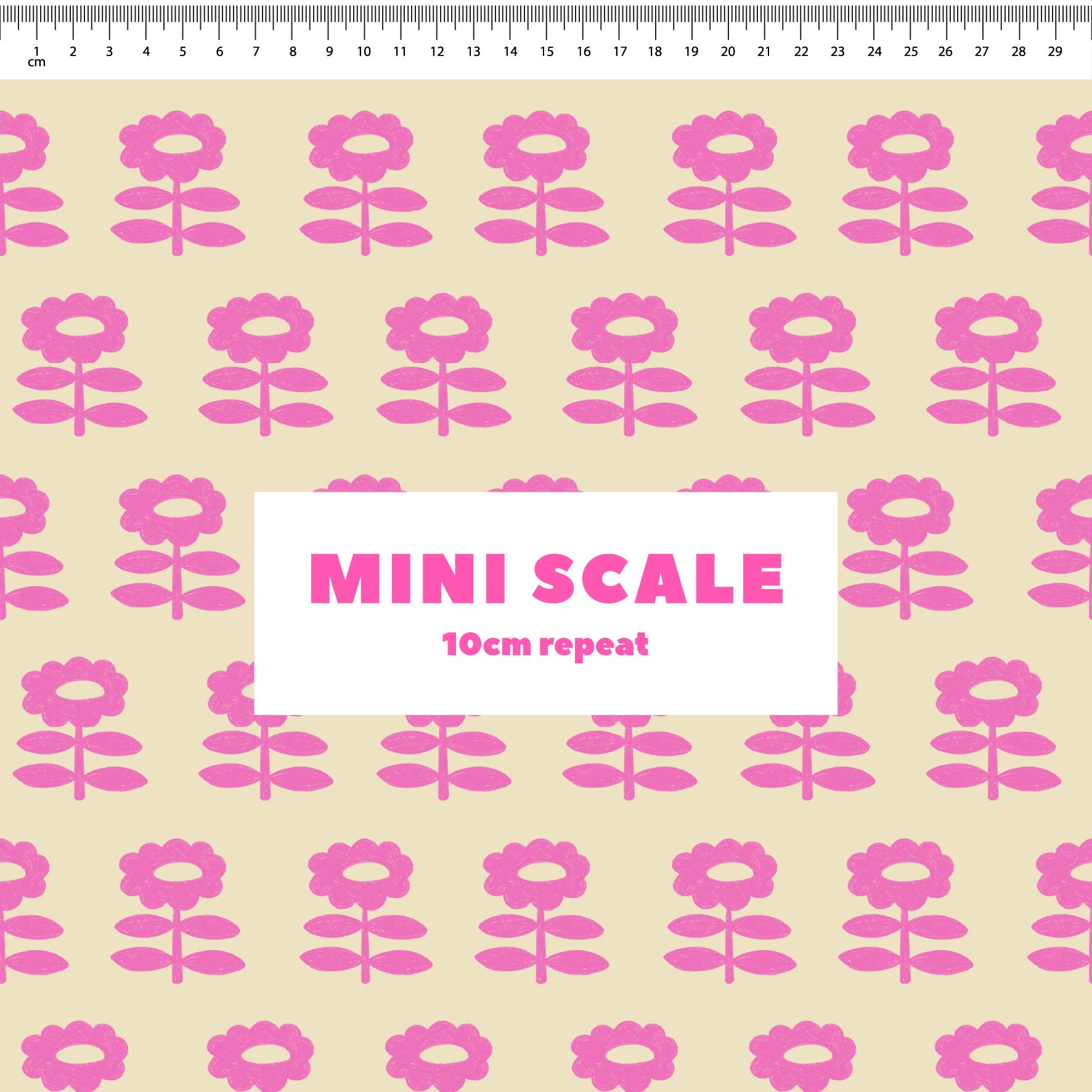 Preorder: Chunky Florals (Cream)