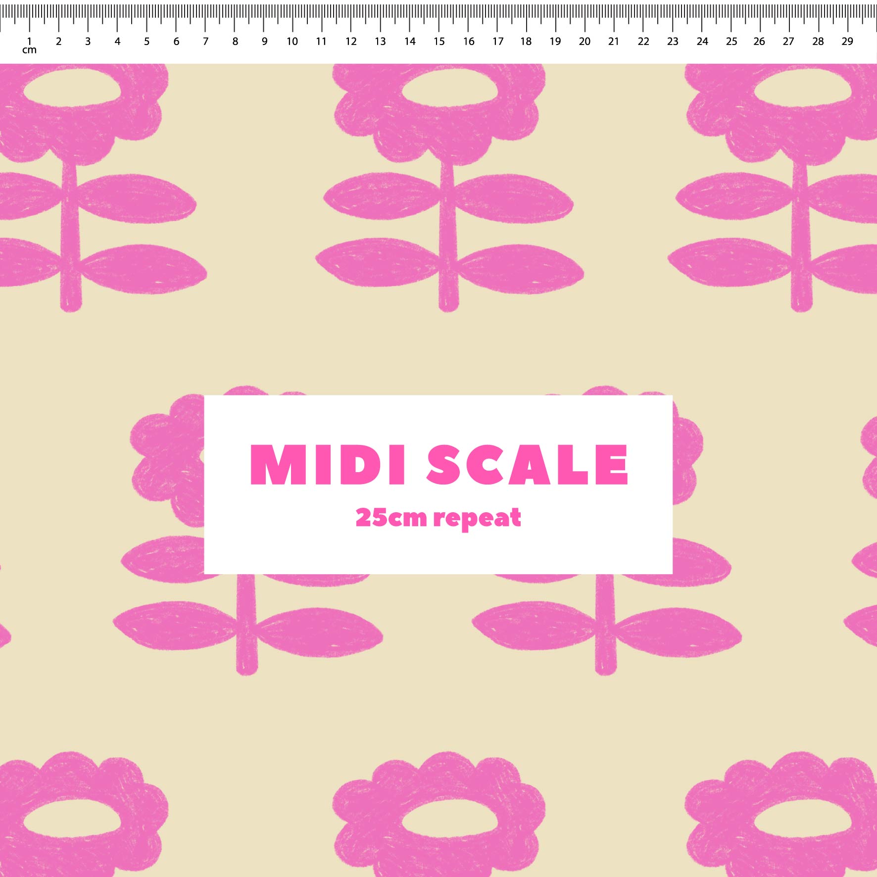 Preorder: Chunky Florals (Cream)