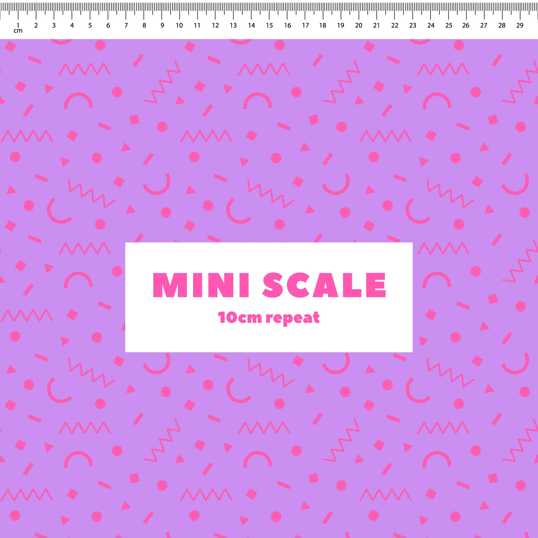 Preorder: Confetti Shapes (Pink on Purple)