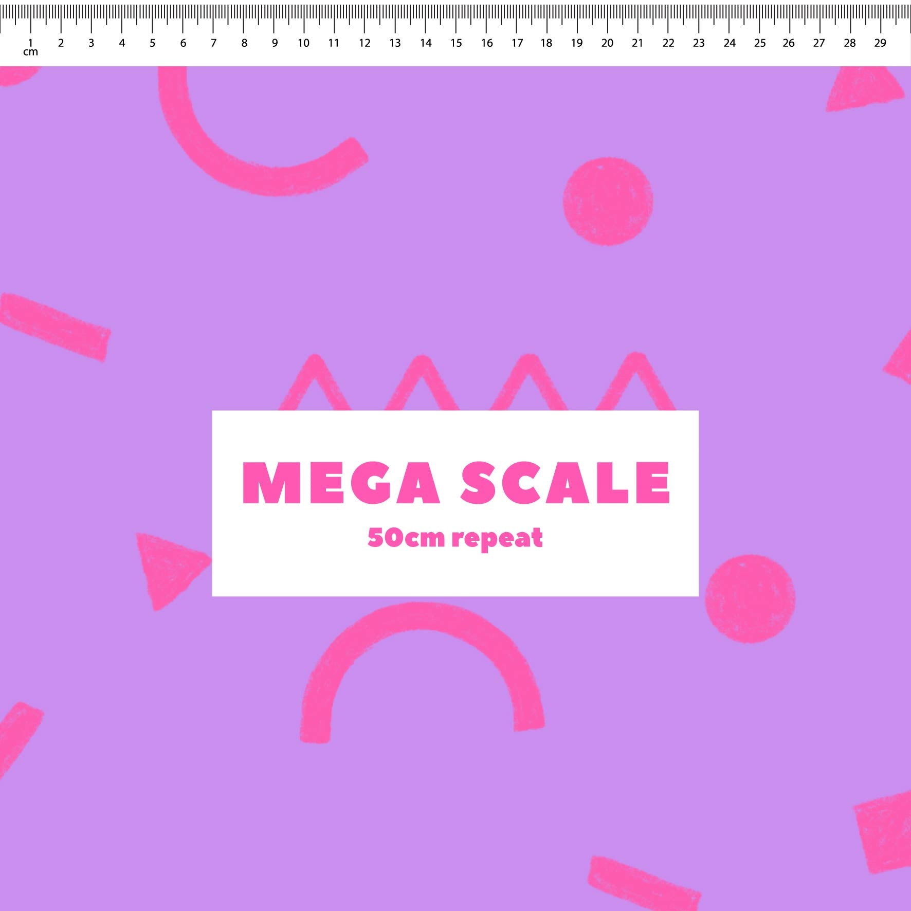 Preorder: Confetti Shapes (Pink on Purple)