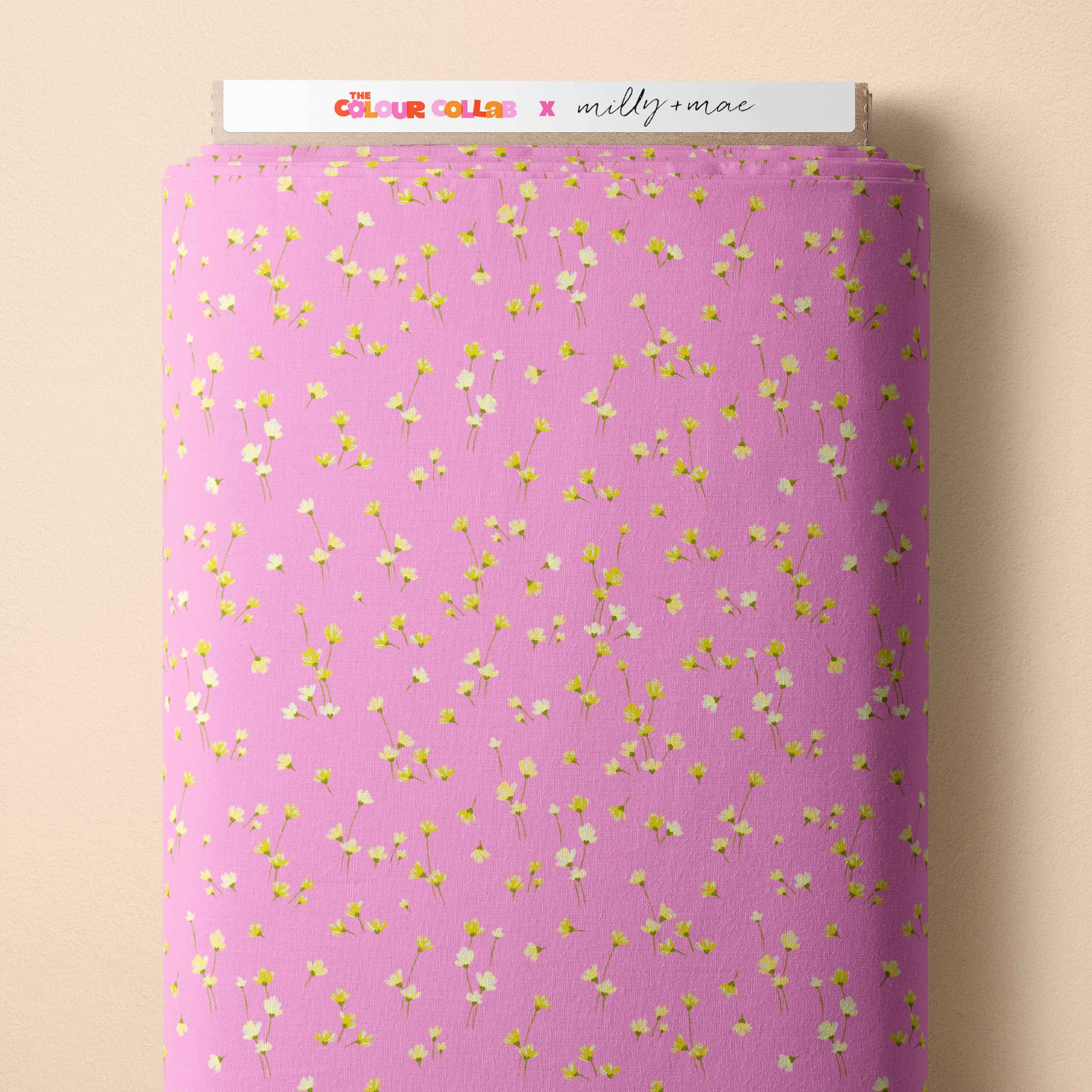 Daisy Meadow Preorder Fabric by Milly + Mae